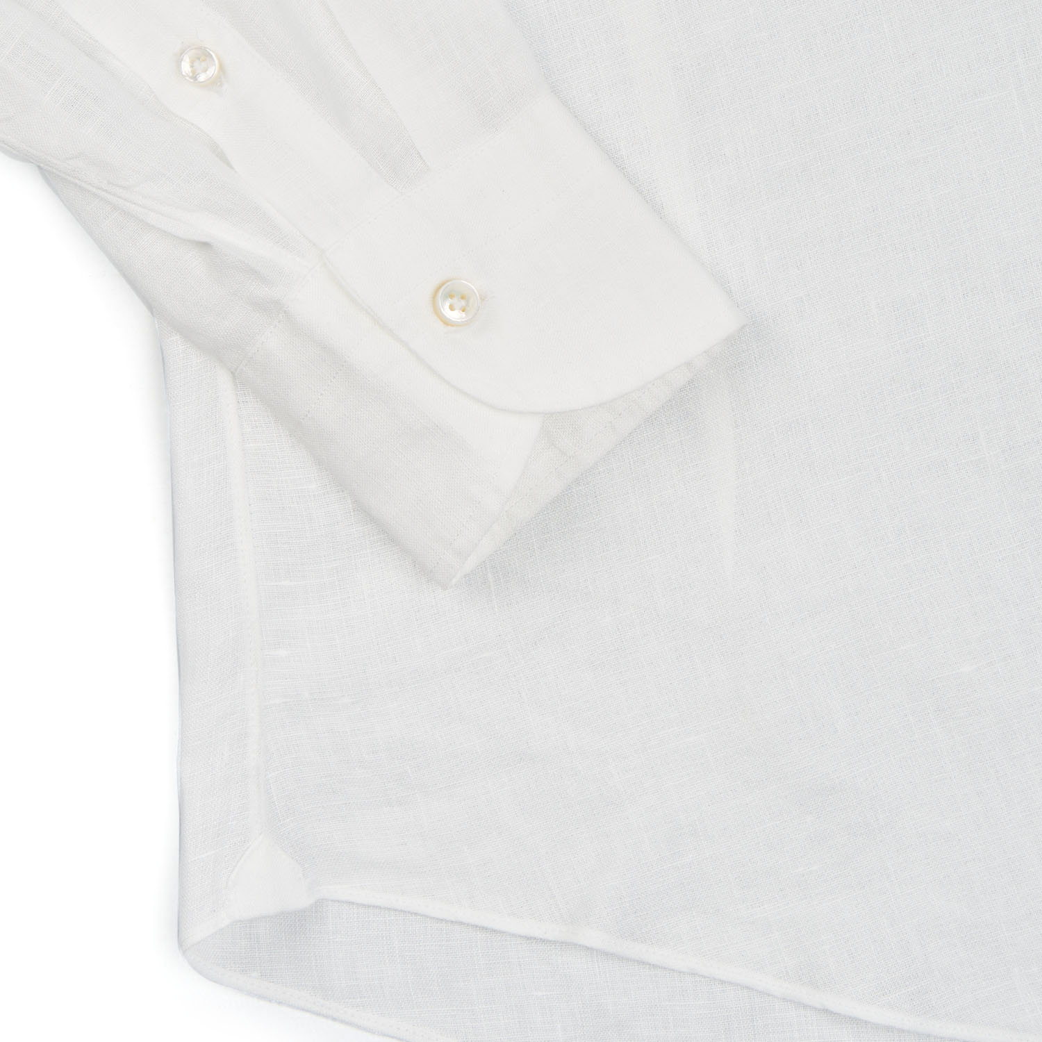 WHITE LINEN SHIRT - Image 6