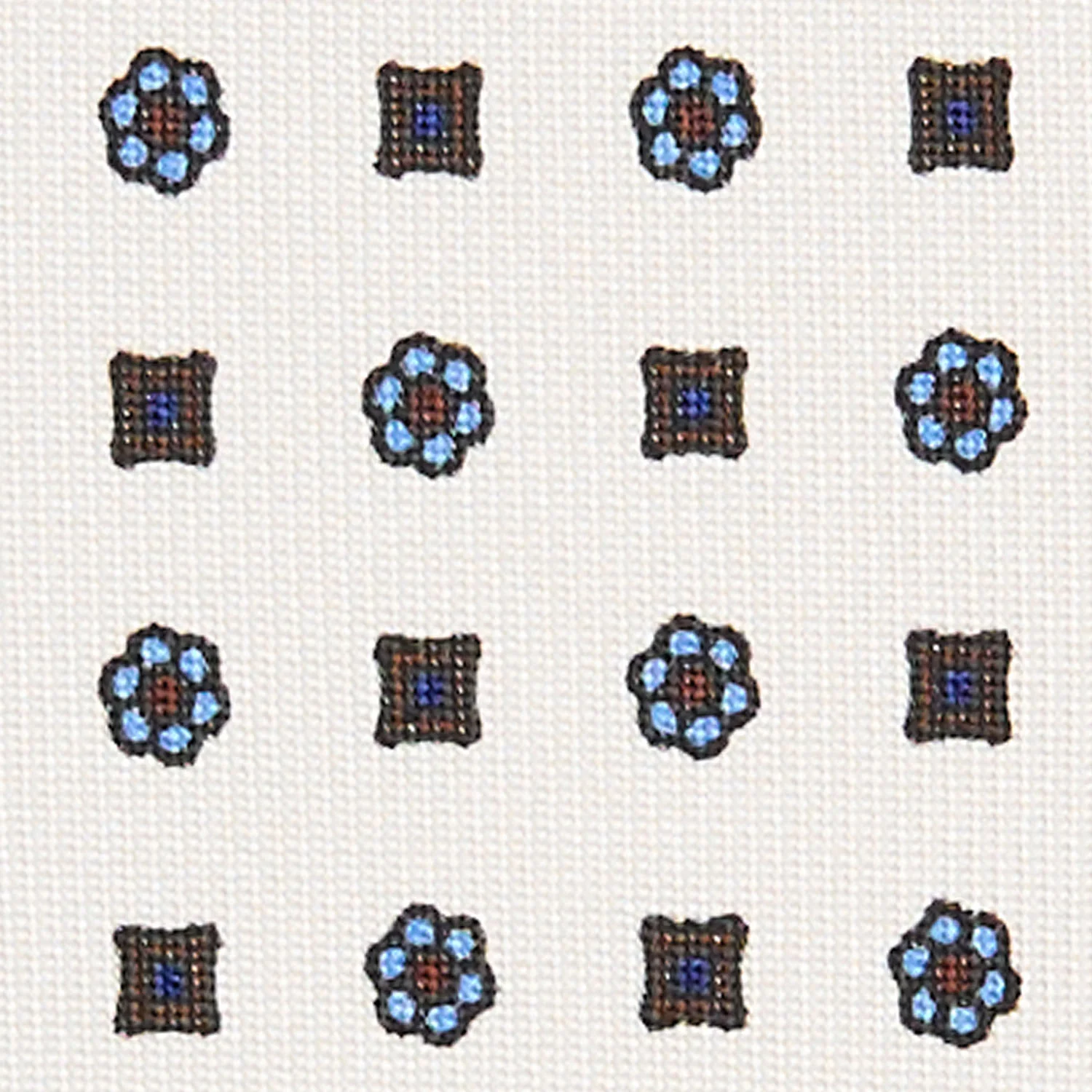 WHITE SARTORIAL 7 CM SILK TIE - Image 5