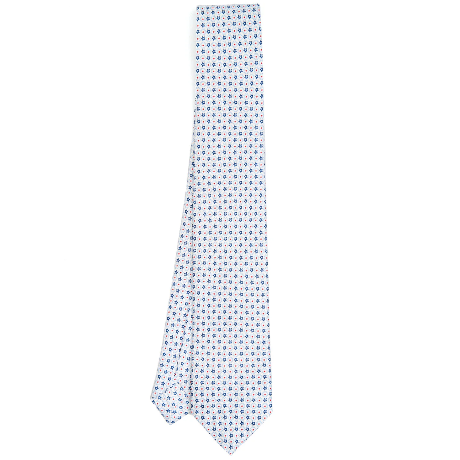 WHITE SARTORIAL 7 CM SILK TIE - Image 2