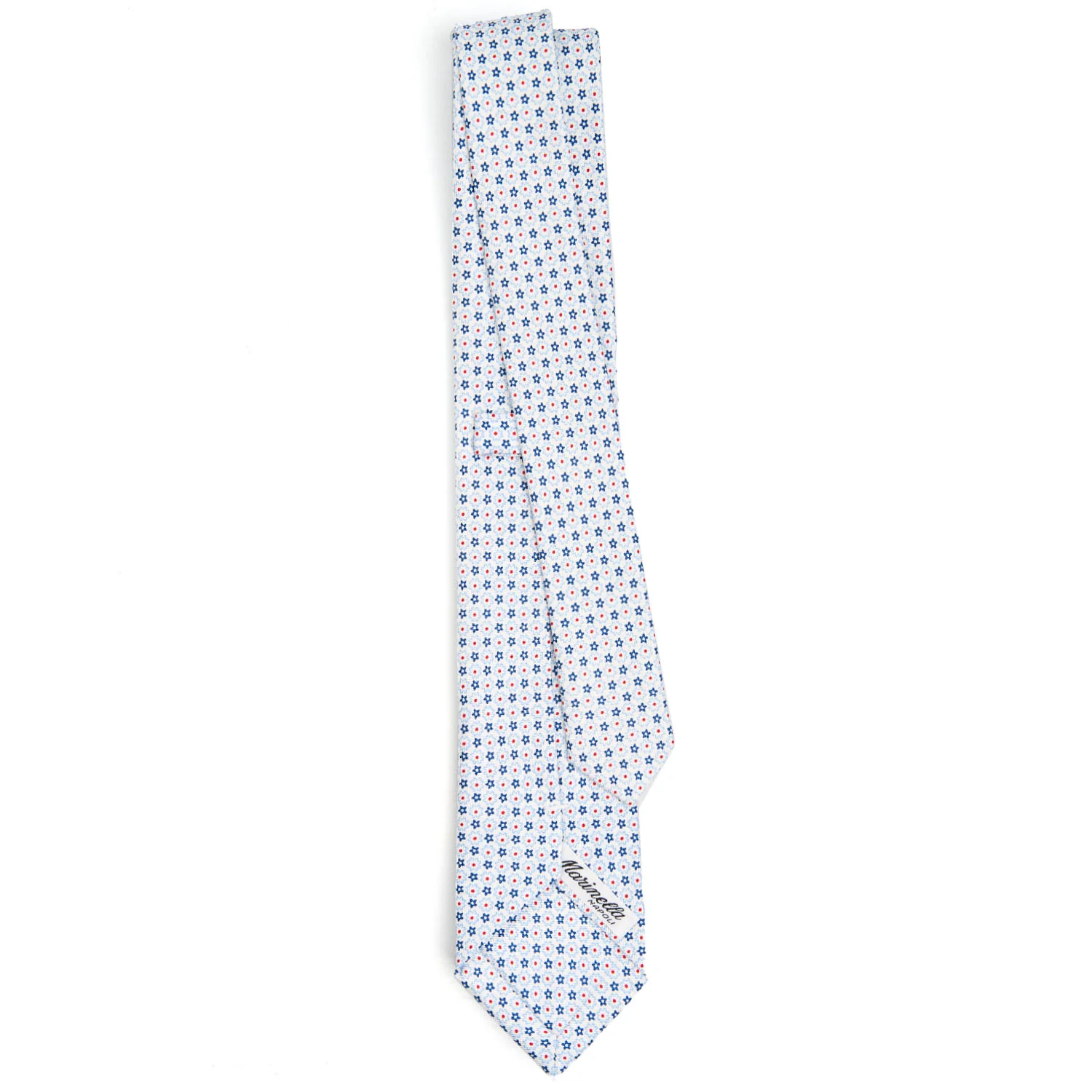 WHITE SARTORIAL 7 CM SILK TIE - Image 3