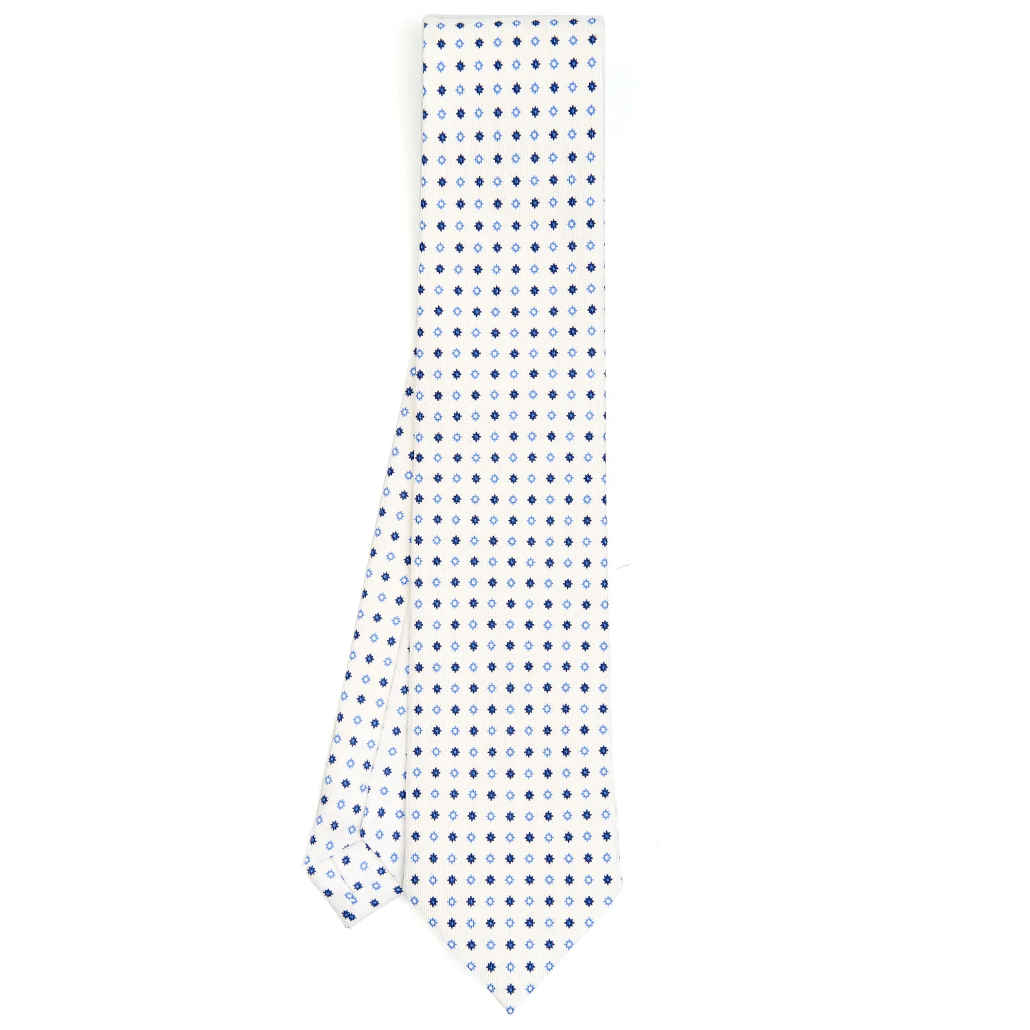 WHITE SARTORIAL CLASSIC SILK TIE - Image 2