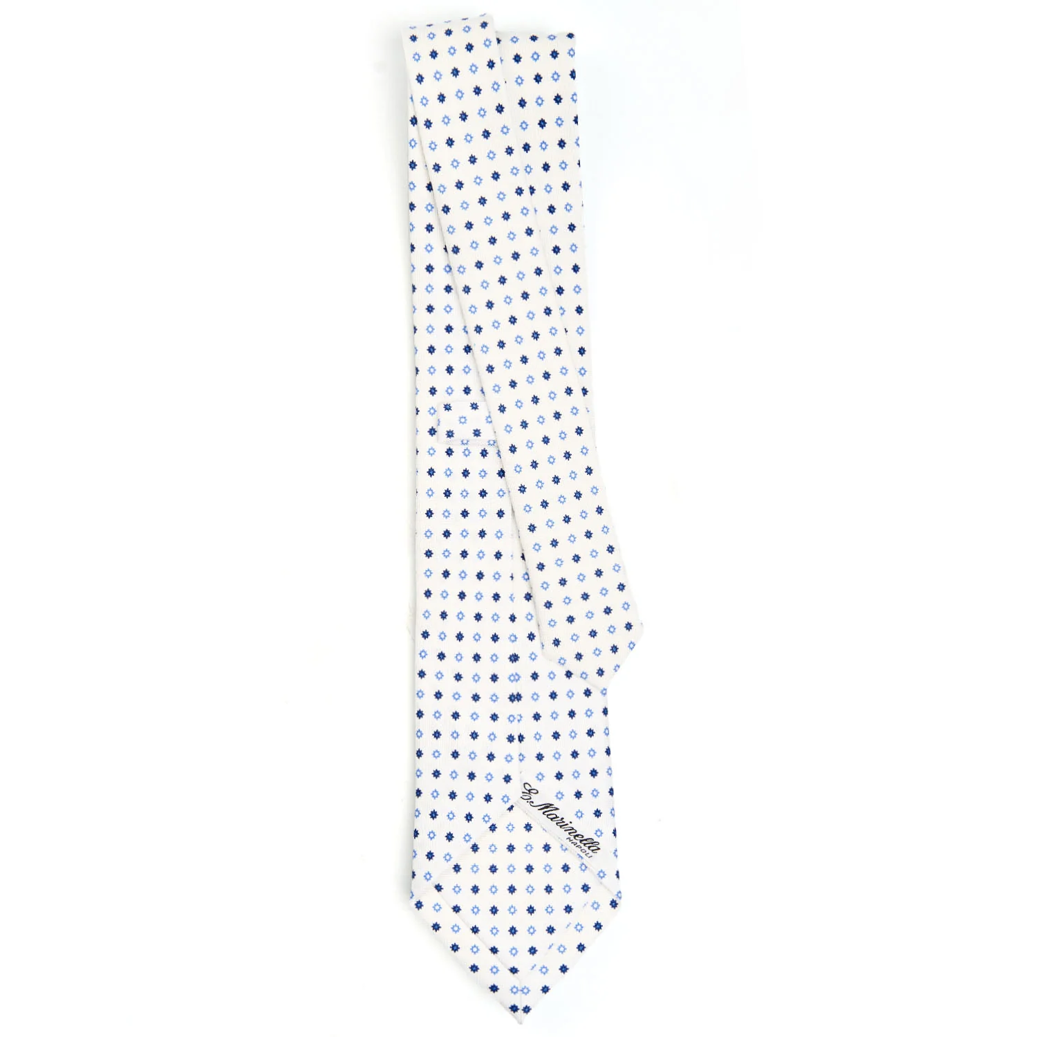 WHITE SARTORIAL CLASSIC SILK TIE - Image 3