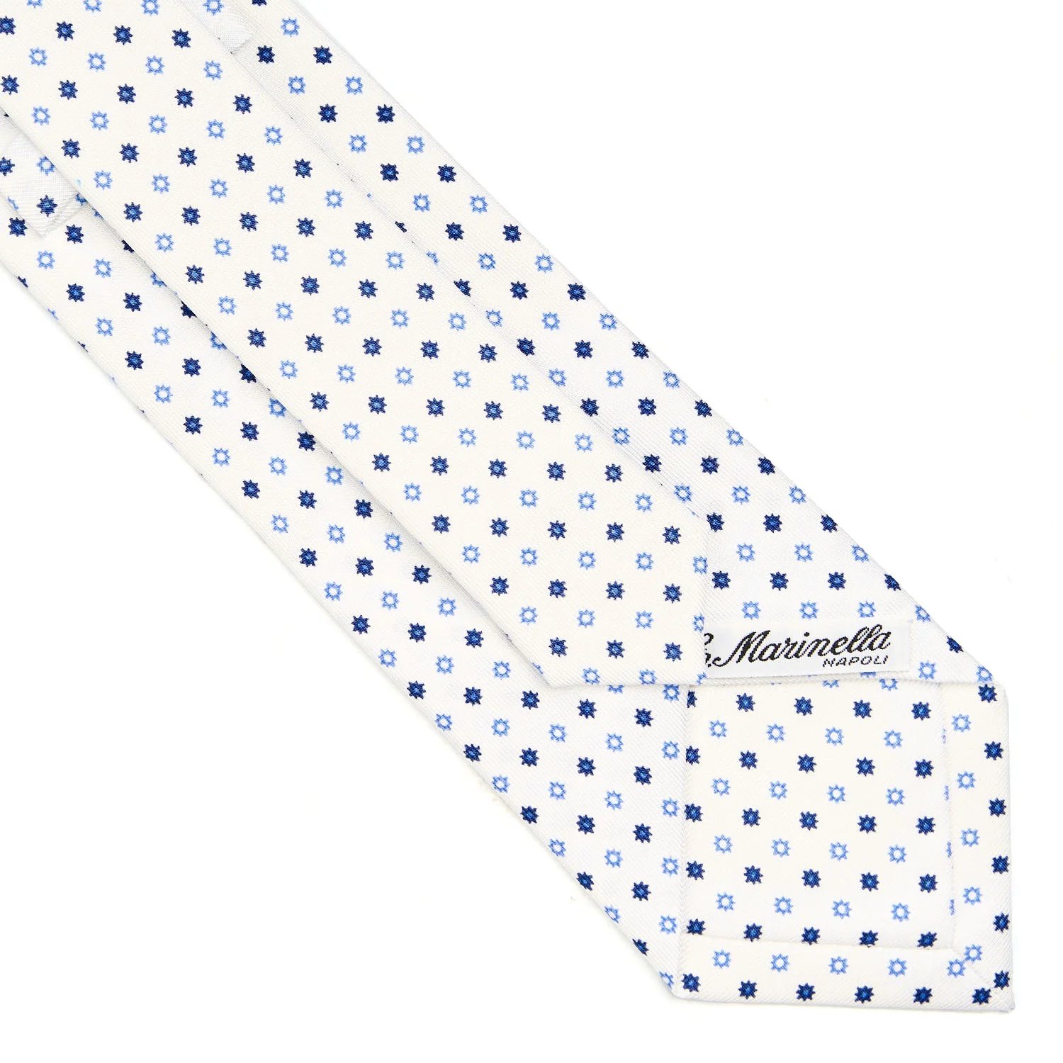 WHITE SARTORIAL CLASSIC SILK TIE - Image 4