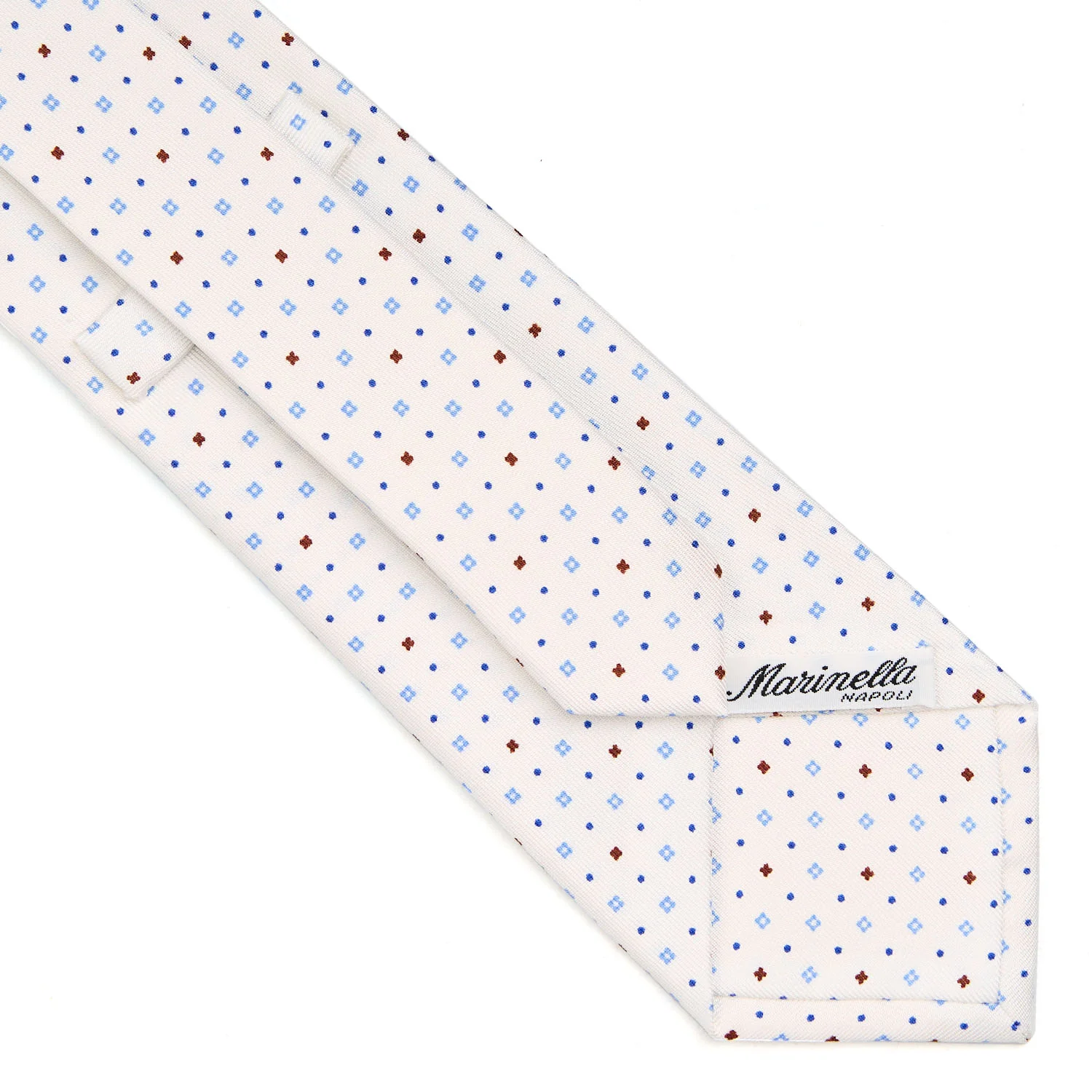 WHITE SARTORIAL CLASSIC SILK TIE - Image 4