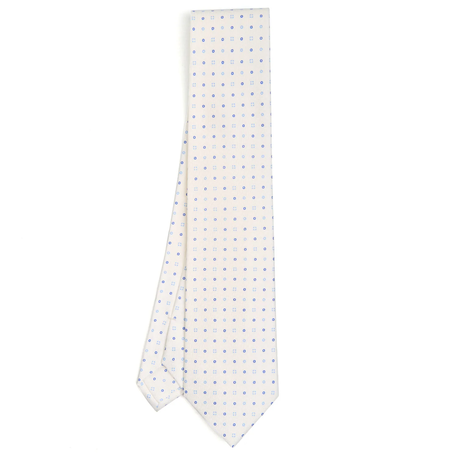 WHITE SARTORIAL CLASSIC SILK TIE - Image 2