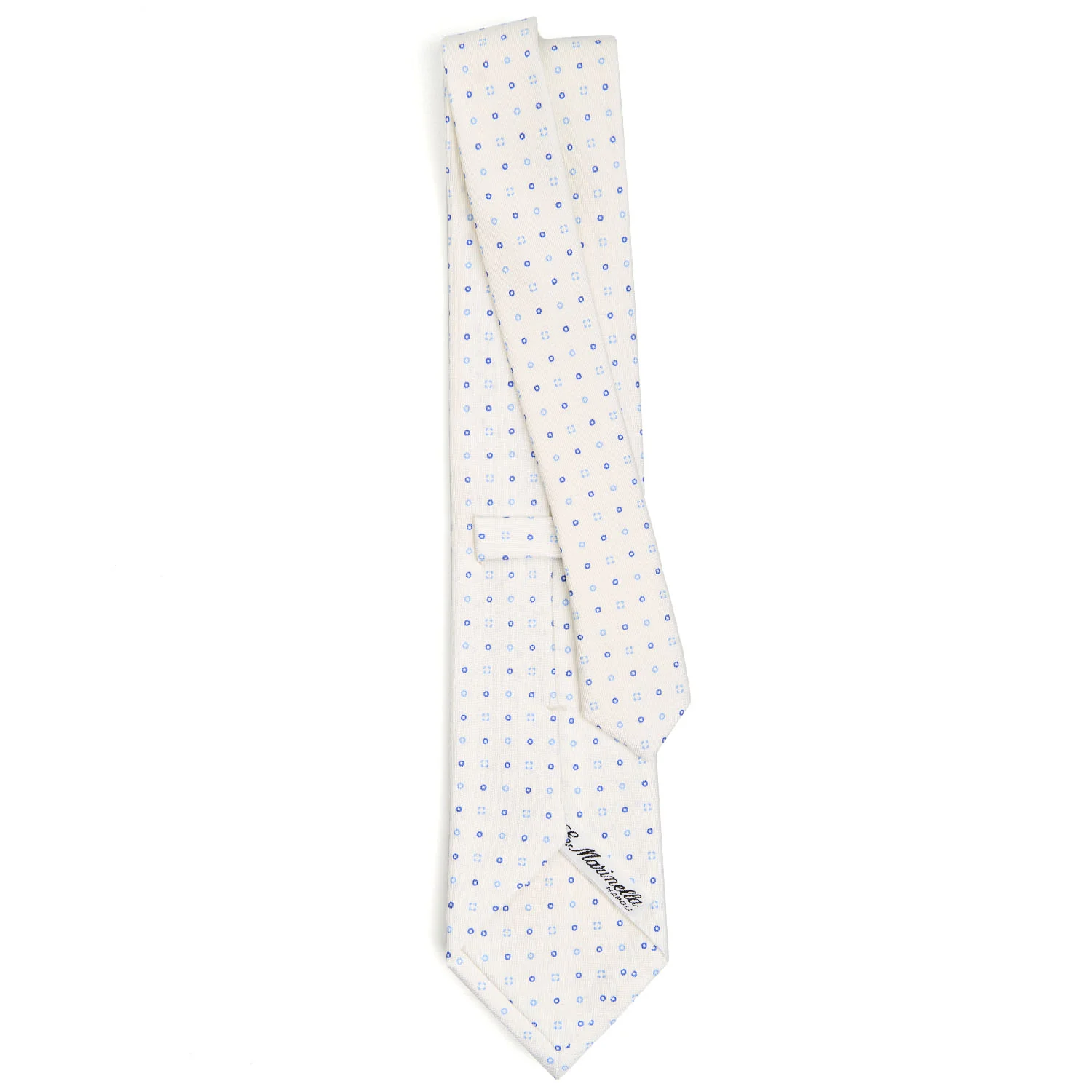 WHITE SARTORIAL CLASSIC SILK TIE - Image 3