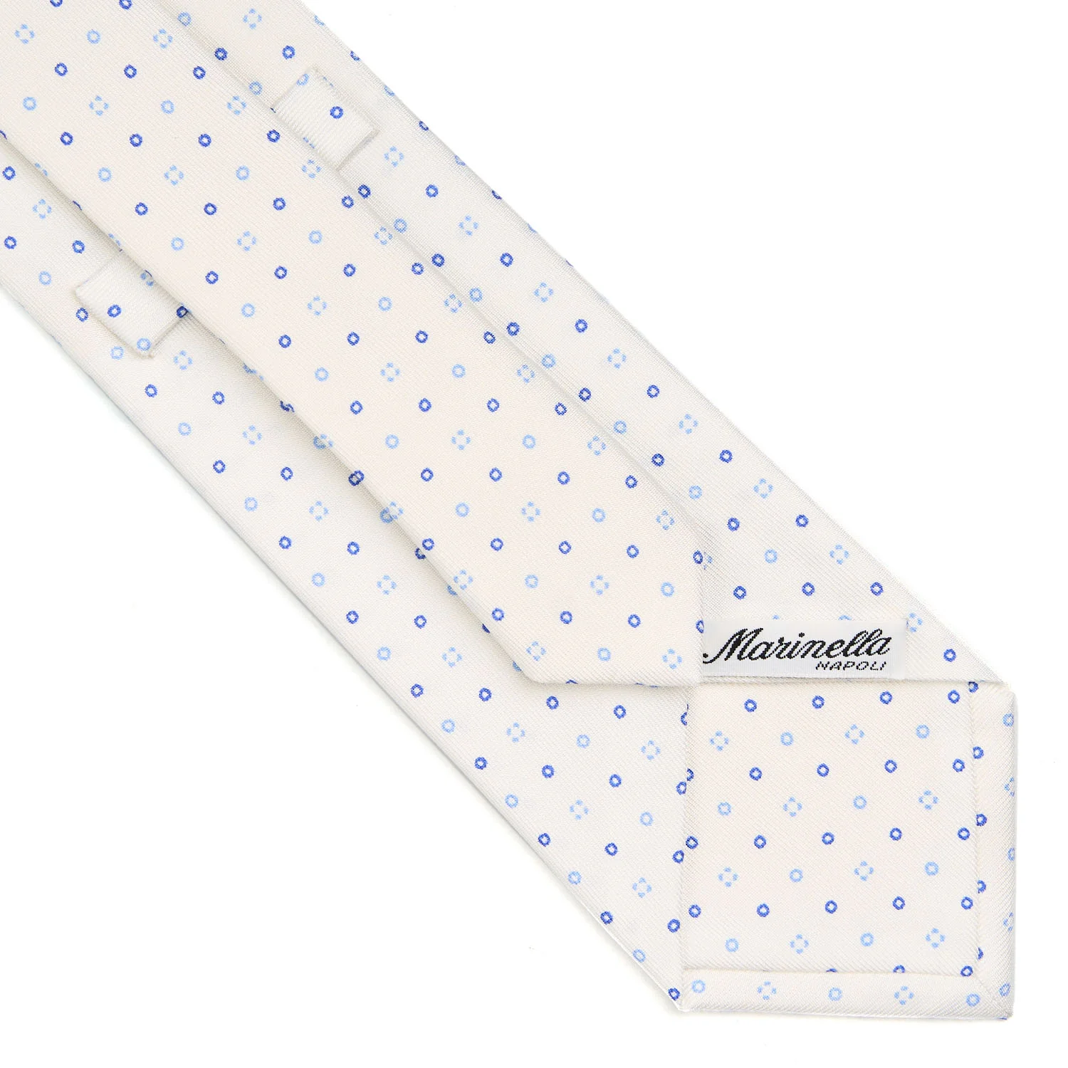 WHITE SARTORIAL CLASSIC SILK TIE - Image 4