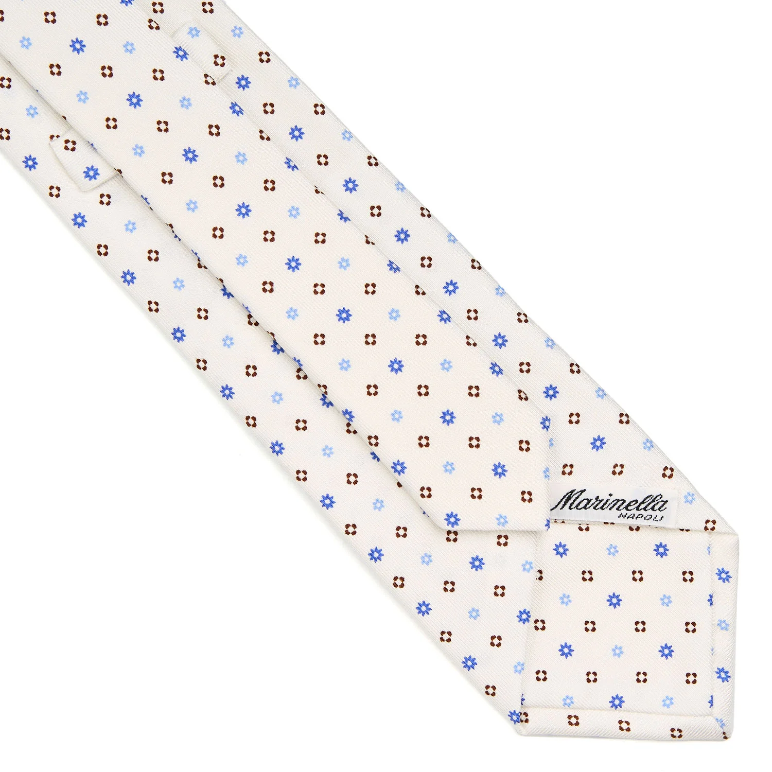 WHITE SARTORIAL CLASSIC SILK TIE - Image 4