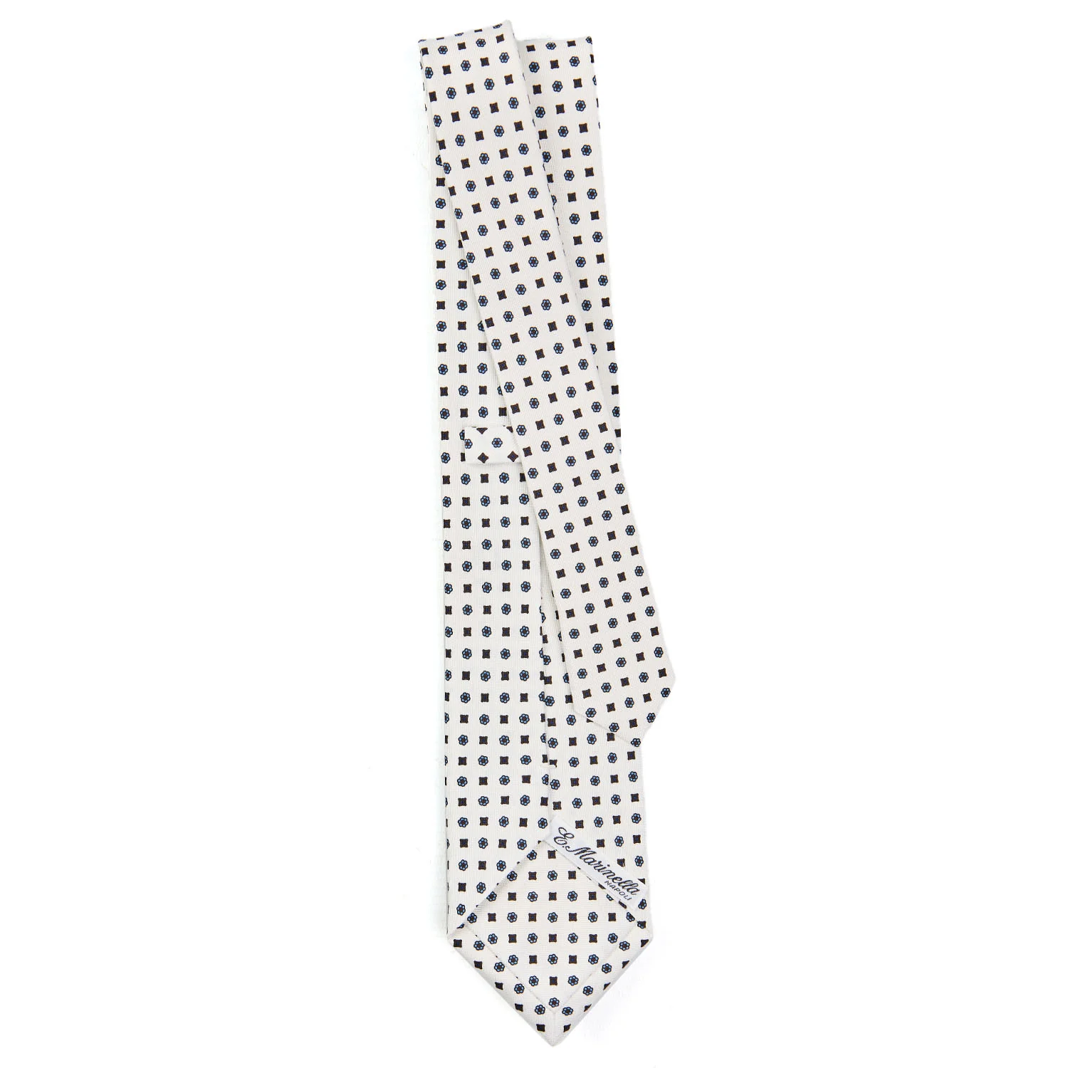 WHITE SARTORIAL CLASSIC SILK TIE - Image 3