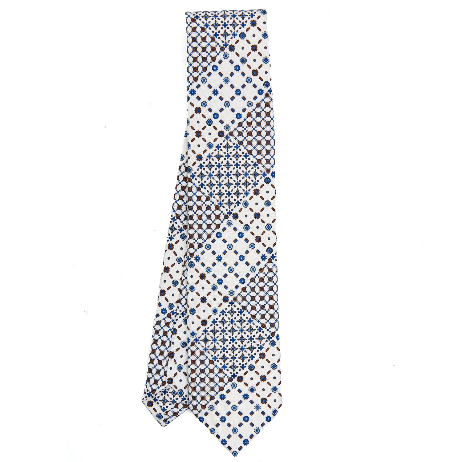 WHITE SARTORIAL CLASSIC SILK TIE - Image 2