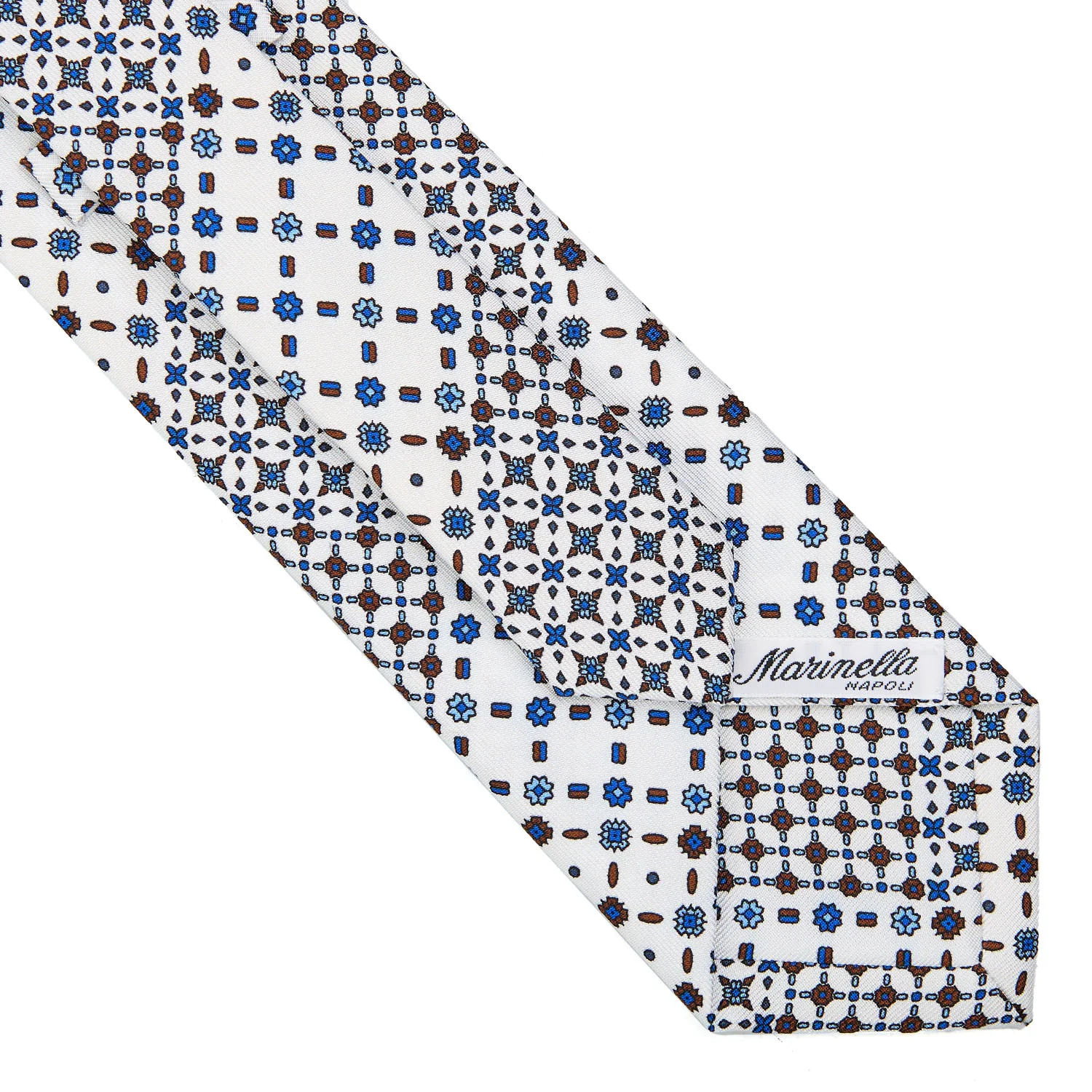 WHITE SARTORIAL CLASSIC SILK TIE - Image 4