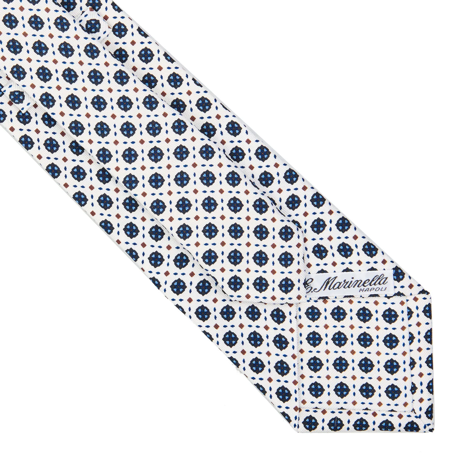 WHITE SARTORIAL CLASSIC SILK TIE - Image 4