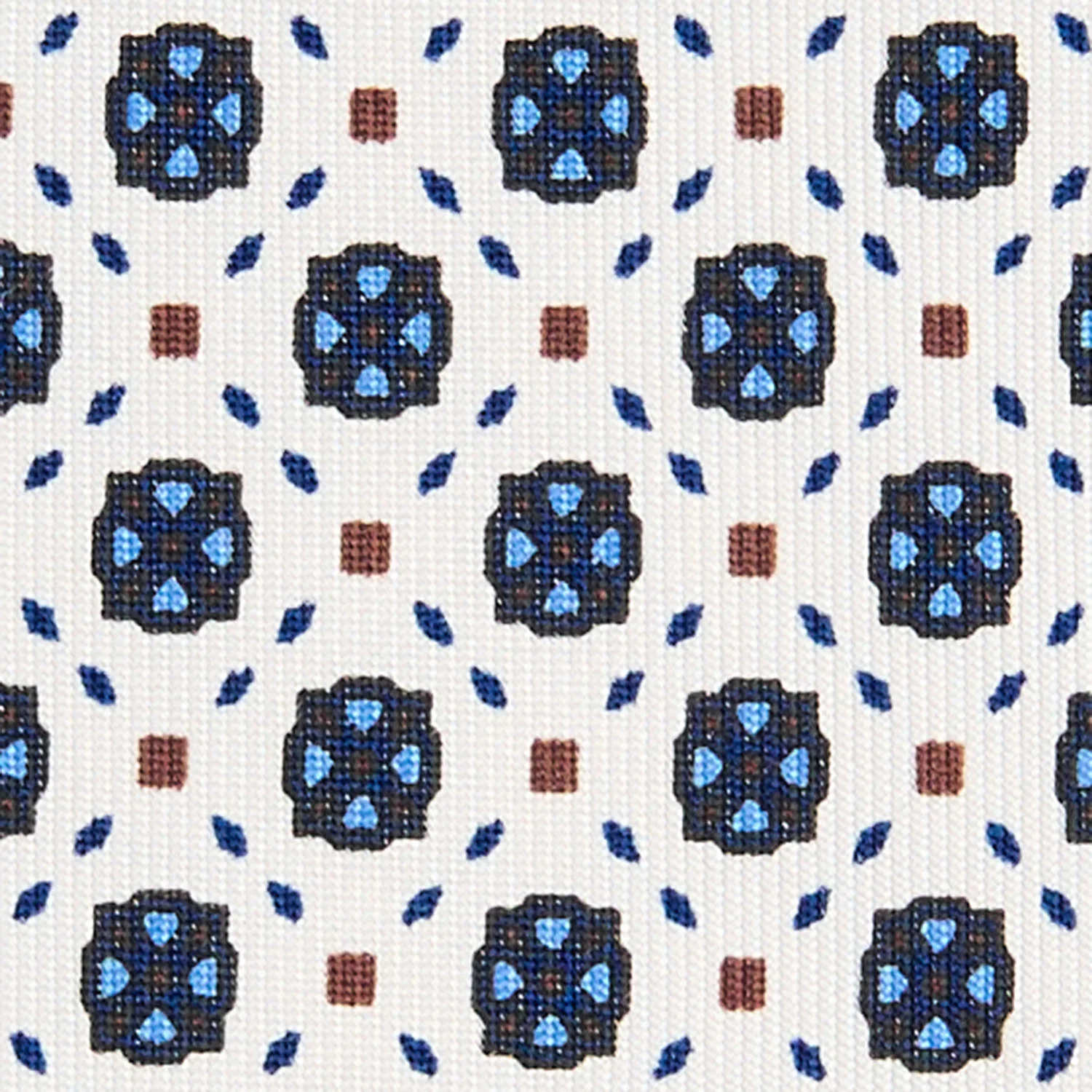 WHITE SARTORIAL CLASSIC SILK TIE - Image 5
