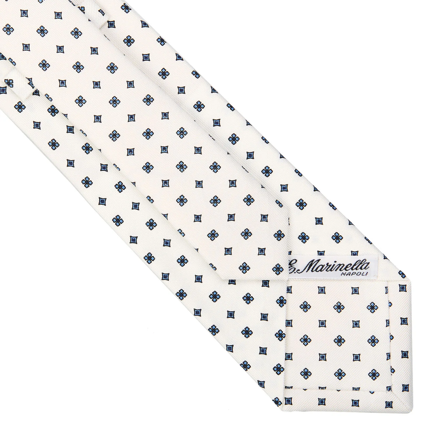 WHITE SARTORIAL CLASSIC SILK TIE - Image 4