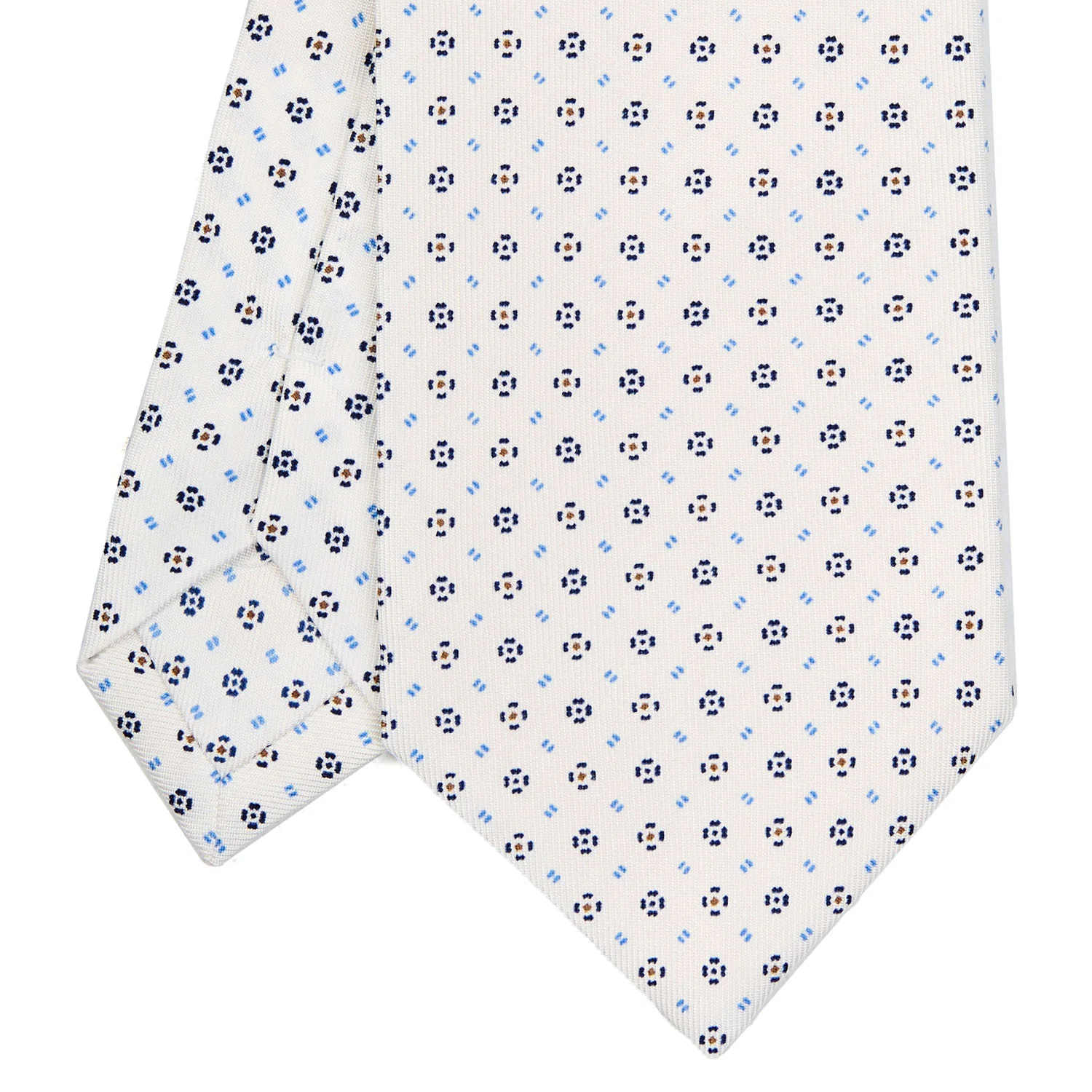 WHITE SARTORIAL CLASSIC SILK TIE