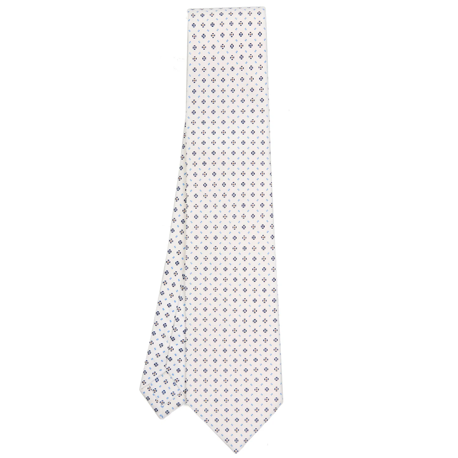 WHITE SARTORIAL CLASSIC SILK TIE - Image 2