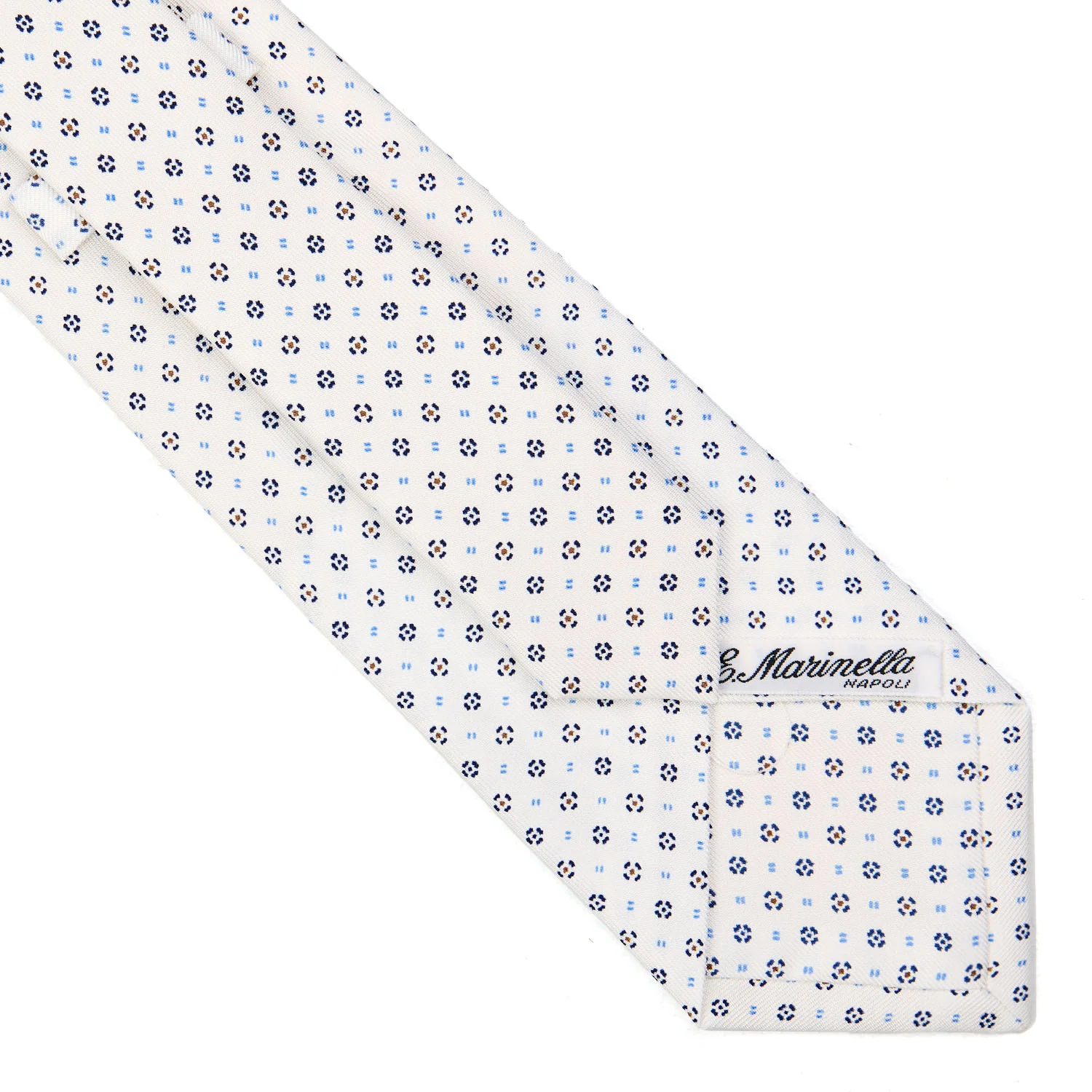 WHITE SARTORIAL CLASSIC SILK TIE - Image 4
