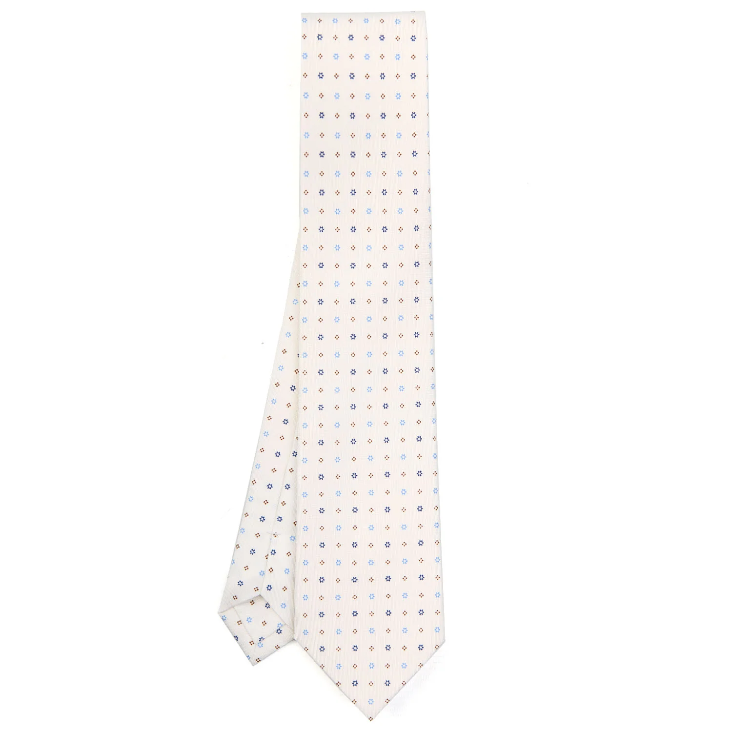 WHITE SARTORIAL CLASSIC SILK TIE - Image 2