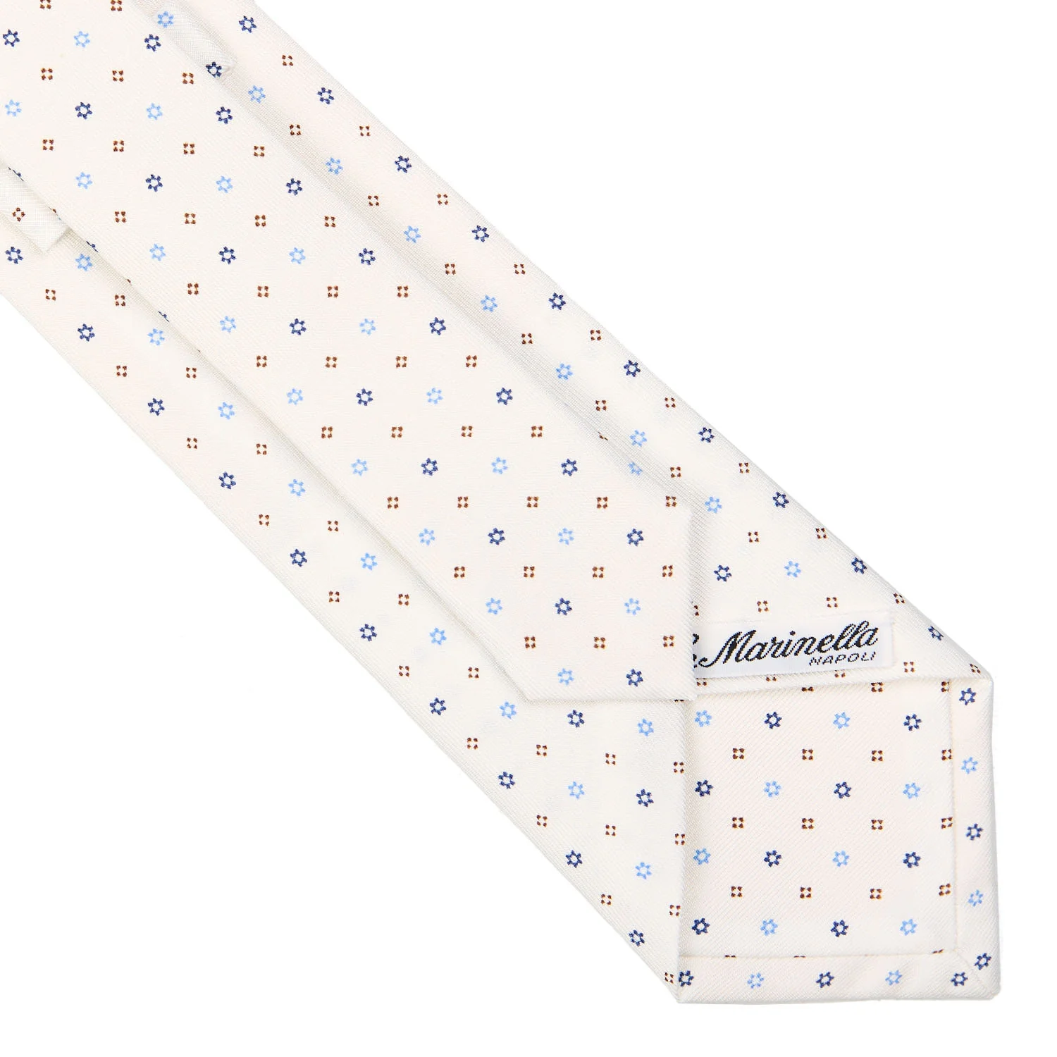 WHITE SARTORIAL CLASSIC SILK TIE - Image 4