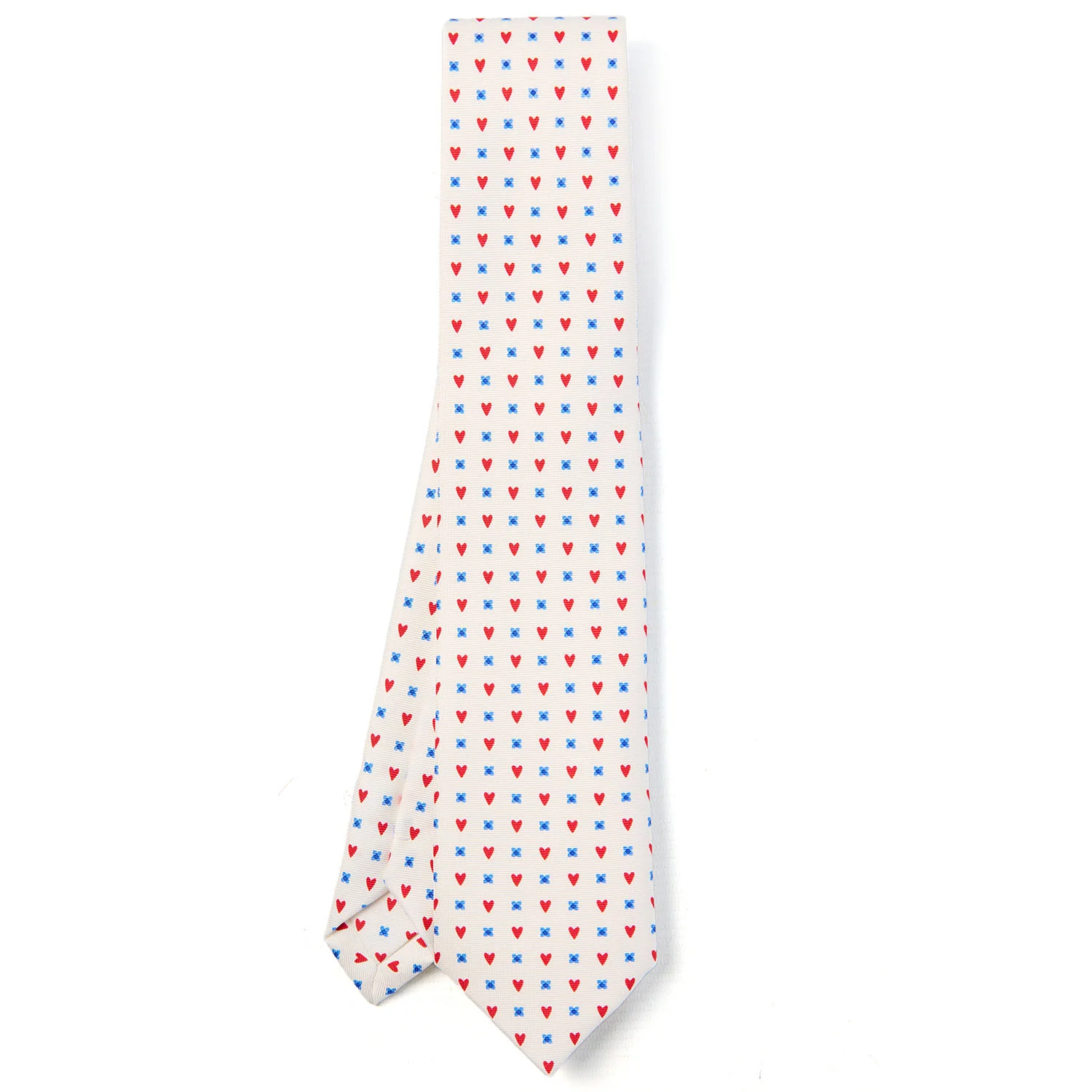 WHITE SARTORIAL CLASSIC SILK TIE - Image 2