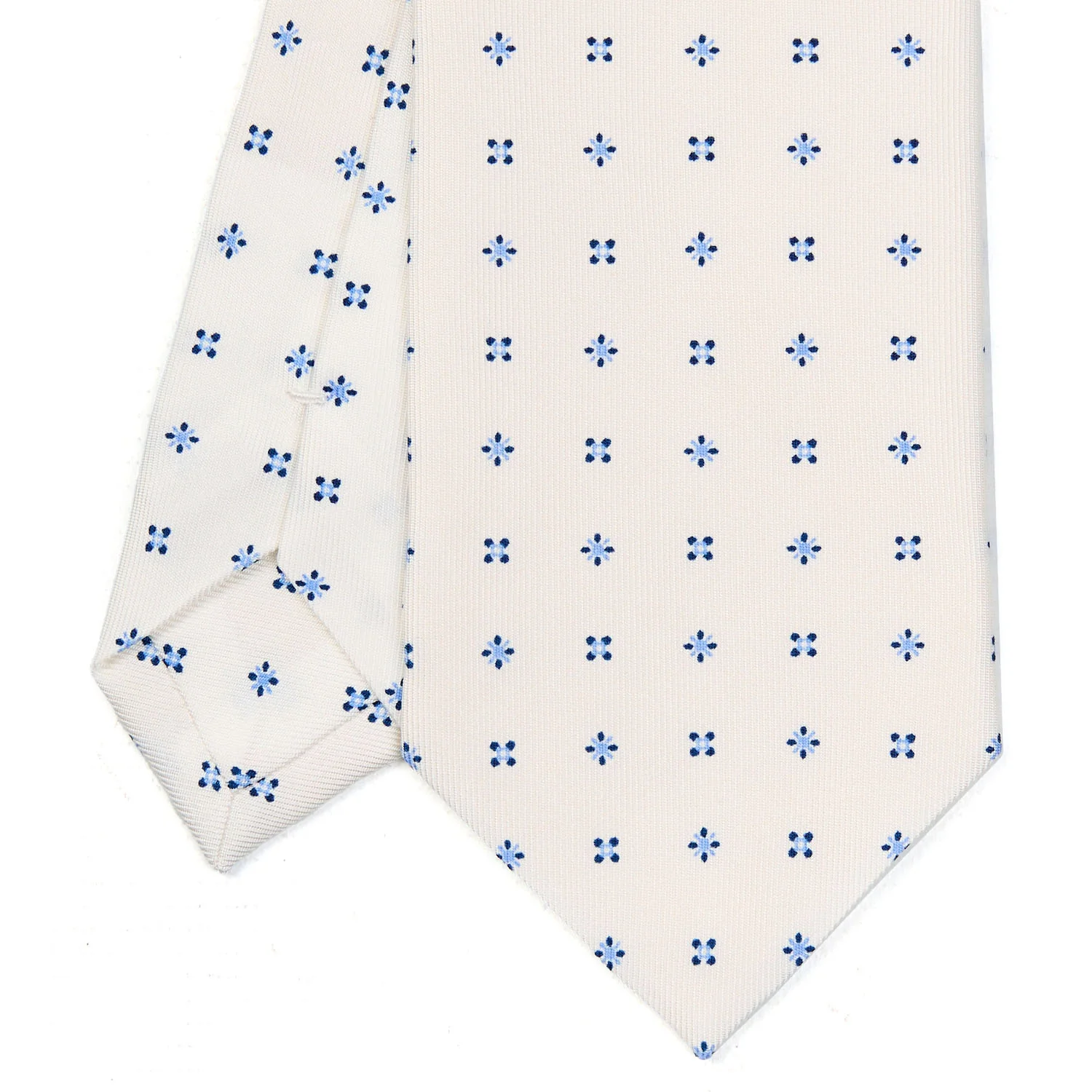 WHITE SARTORIAL CLASSIC SILK TIE