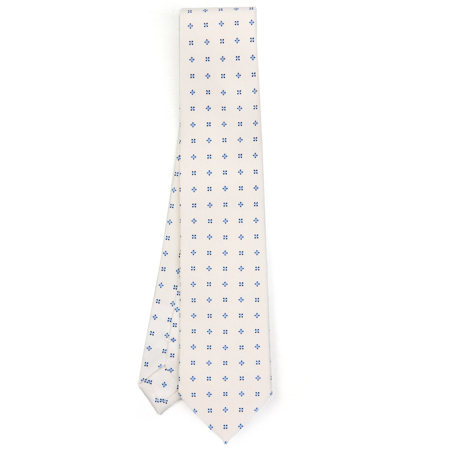 WHITE SARTORIAL CLASSIC SILK TIE - Image 2
