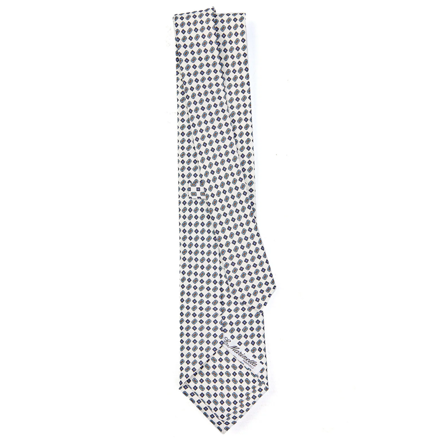 WHITE SARTORIAL CLASSIC SILK TIE - Image 3