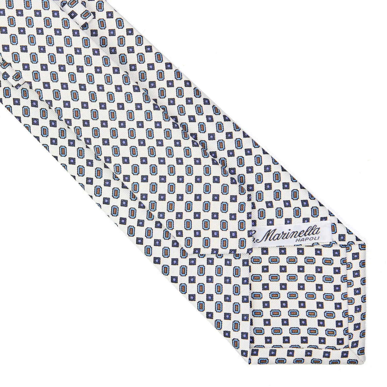 WHITE SARTORIAL CLASSIC SILK TIE - Image 4