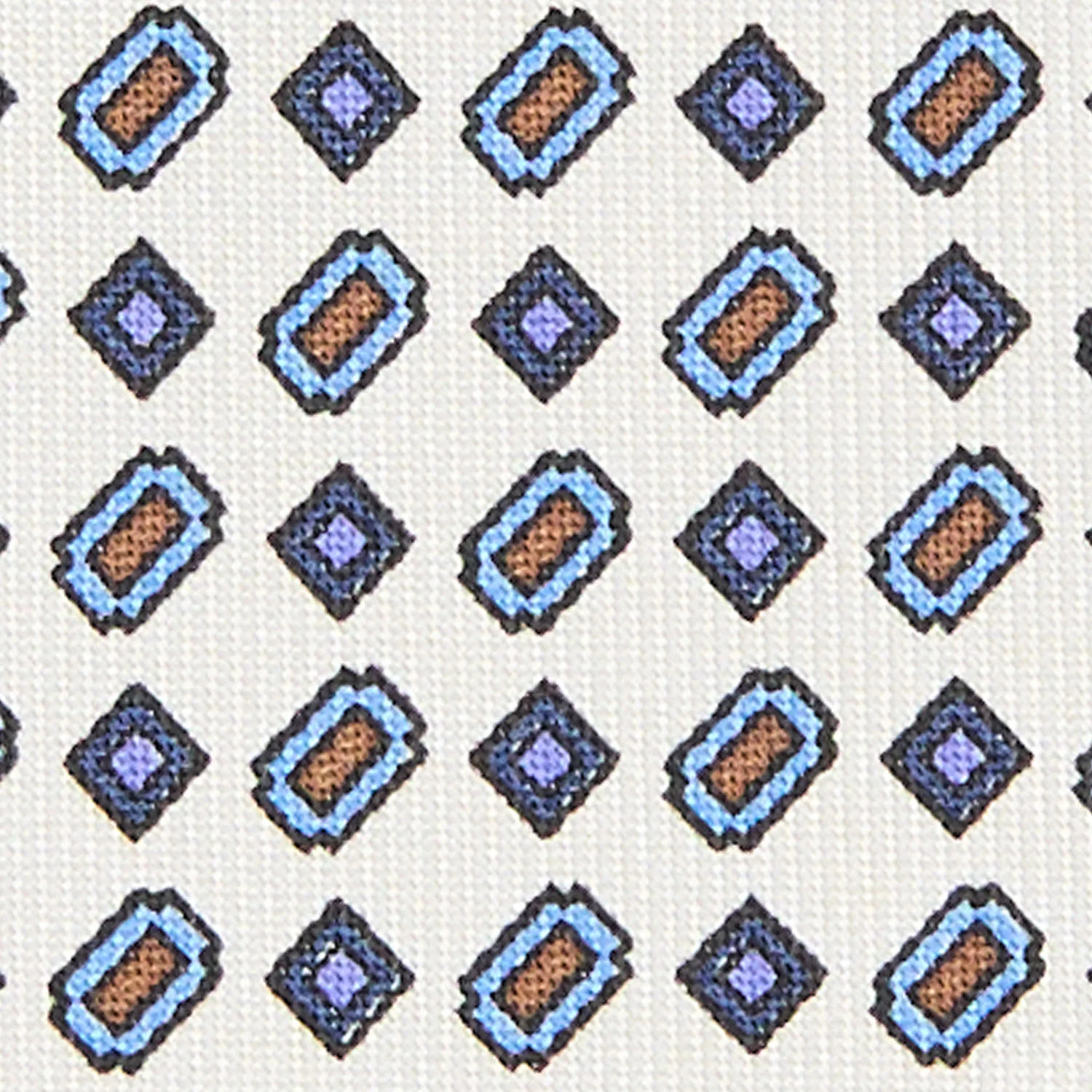 WHITE SARTORIAL CLASSIC SILK TIE - Image 5
