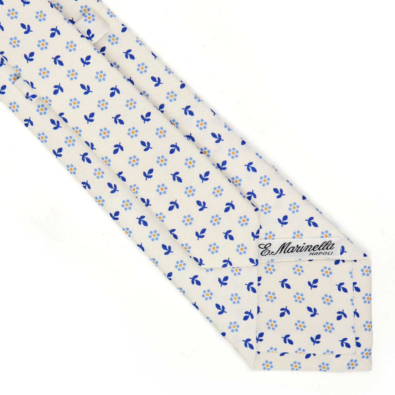 WHITE SARTORIAL CLASSIC SILK TIE - Image 4