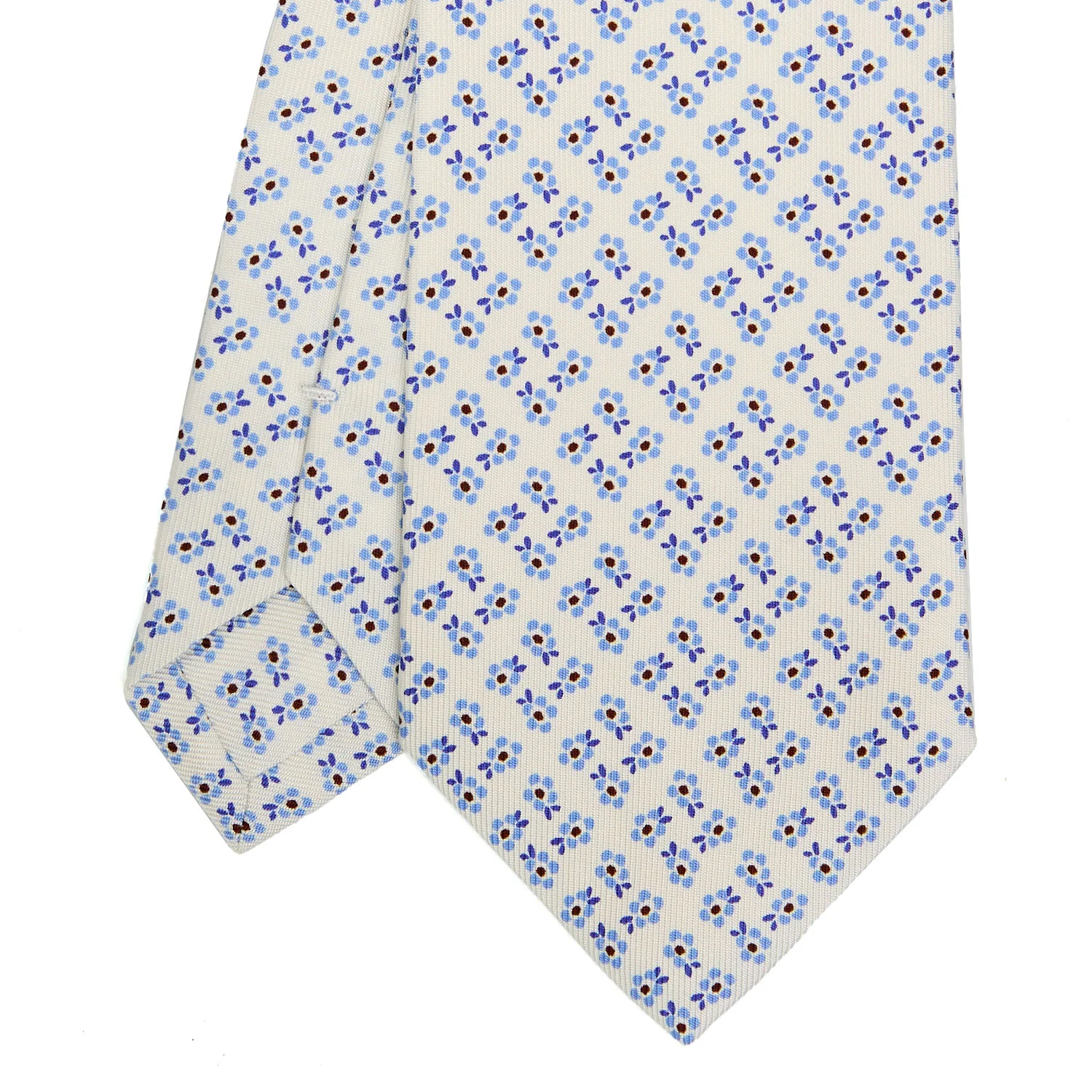 WHITE SARTORIAL CLASSIC SILK TIE