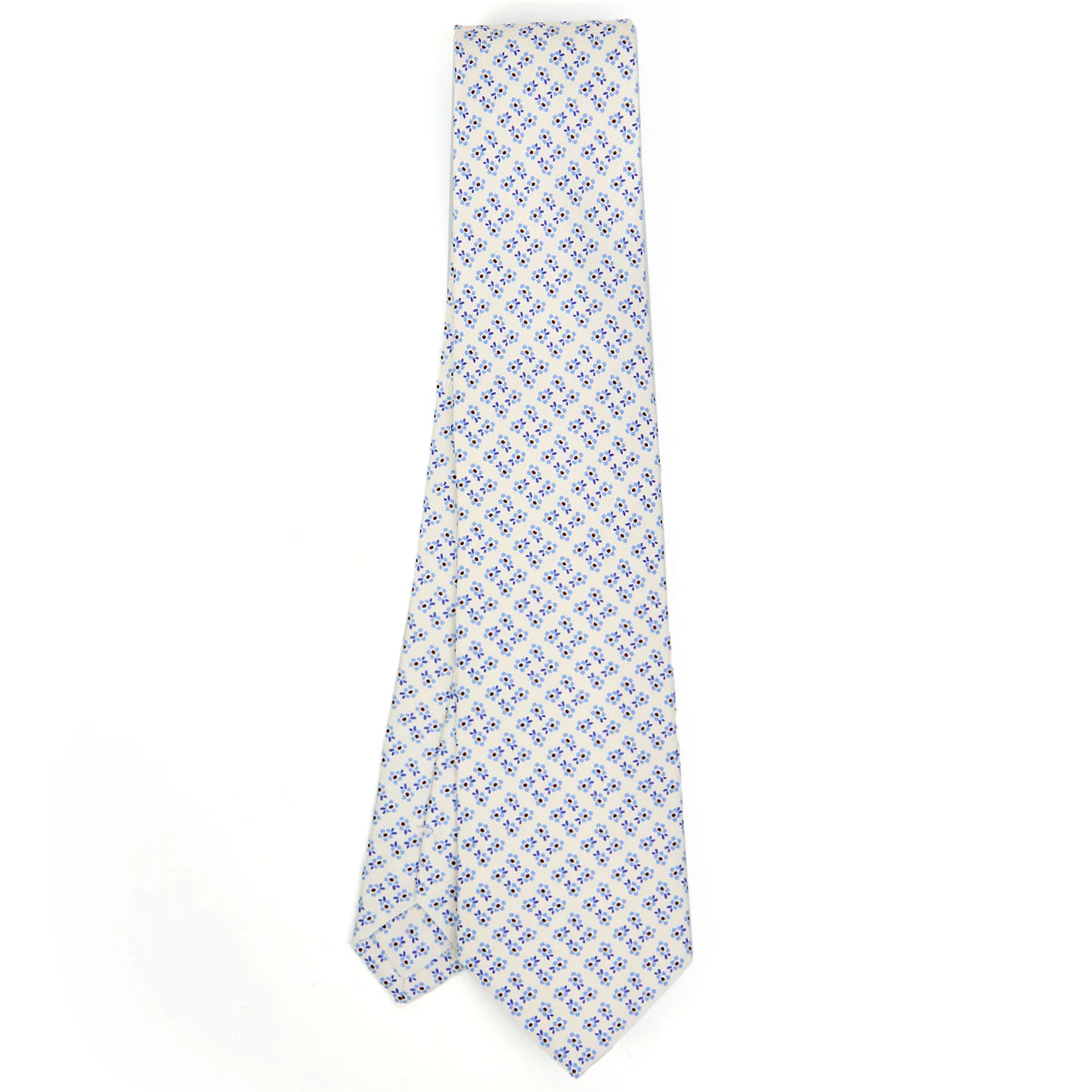 WHITE SARTORIAL CLASSIC SILK TIE - Image 2