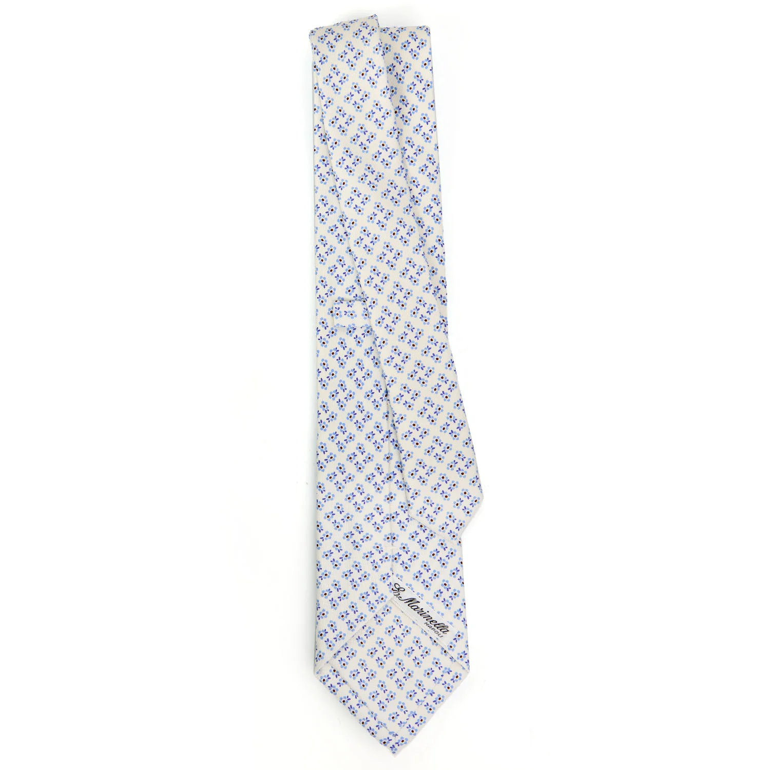 WHITE SARTORIAL CLASSIC SILK TIE - Image 3