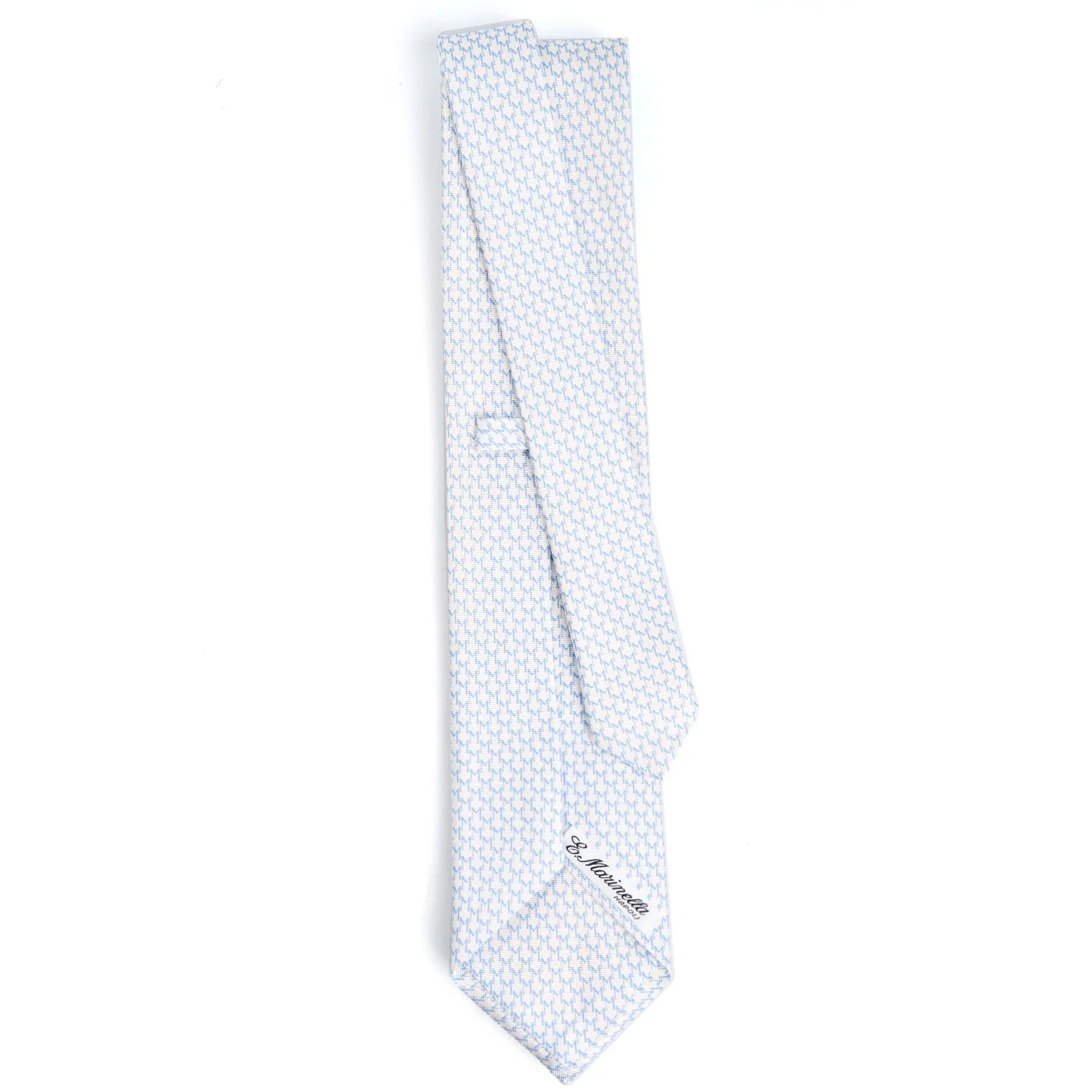 WHITE SARTORIAL CLASSIC SILK TIE - Image 3