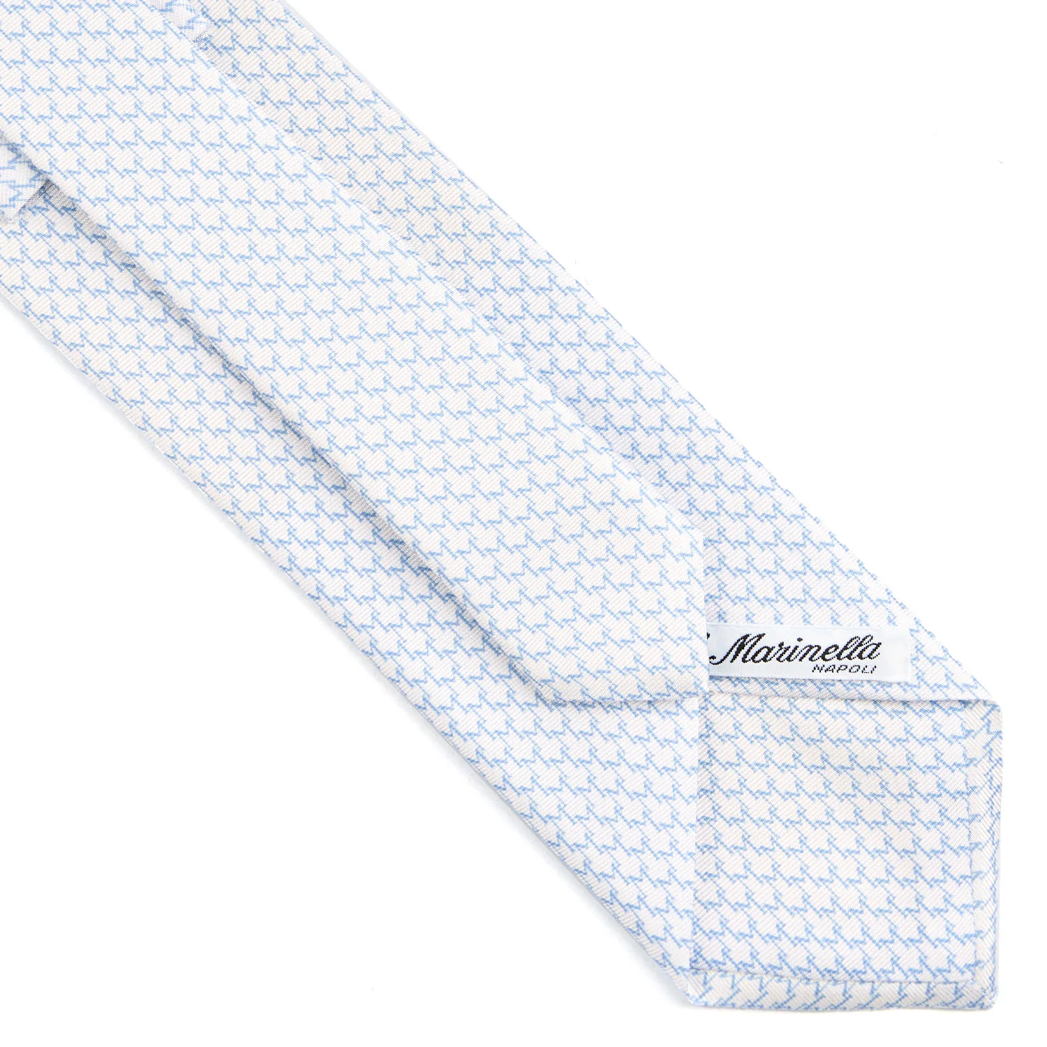 WHITE SARTORIAL CLASSIC SILK TIE - Image 4