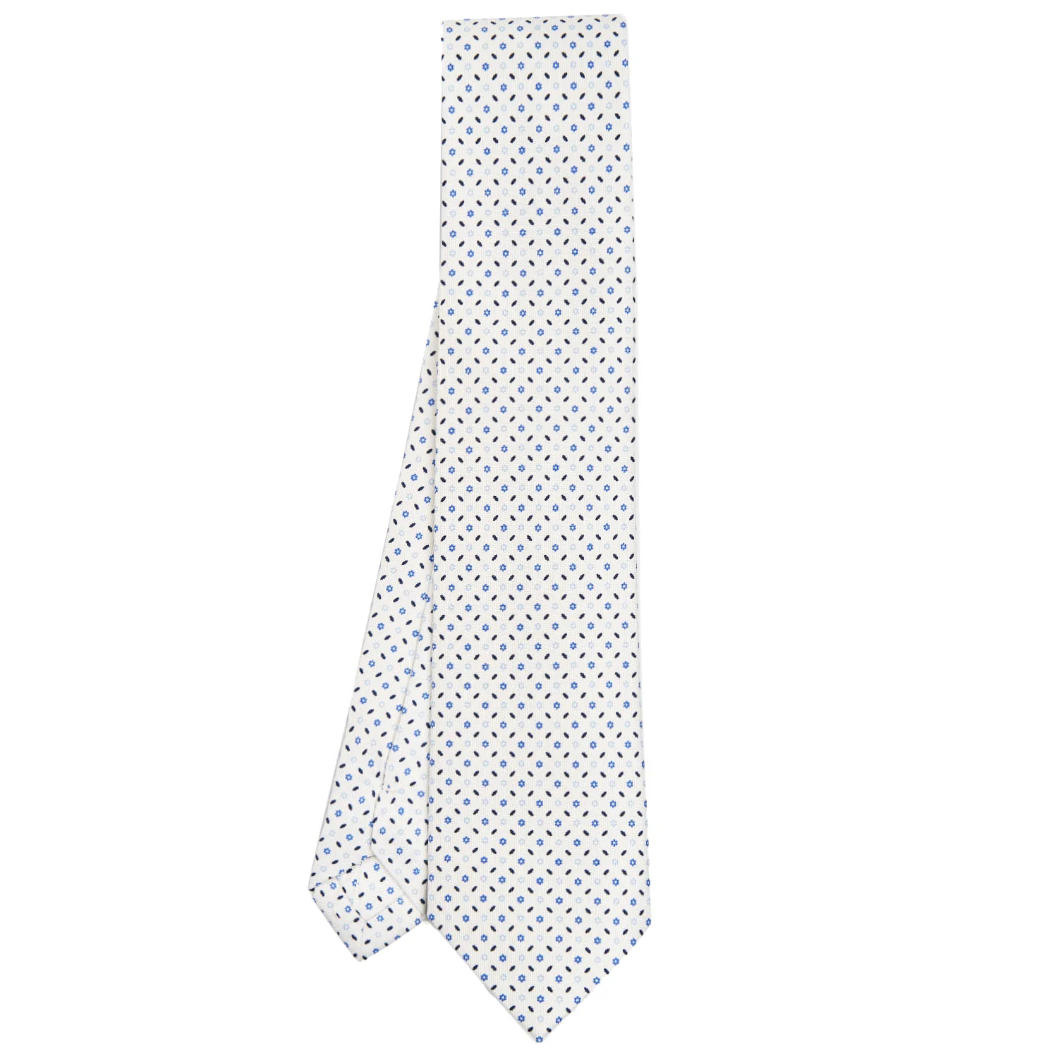 WHITE SARTORIAL CLASSIC SILK TIE - Image 2
