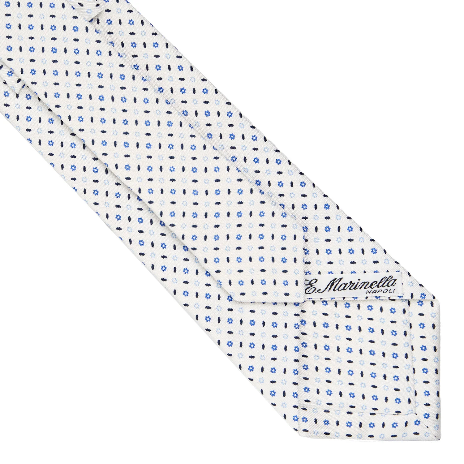 WHITE SARTORIAL CLASSIC SILK TIE - Image 4