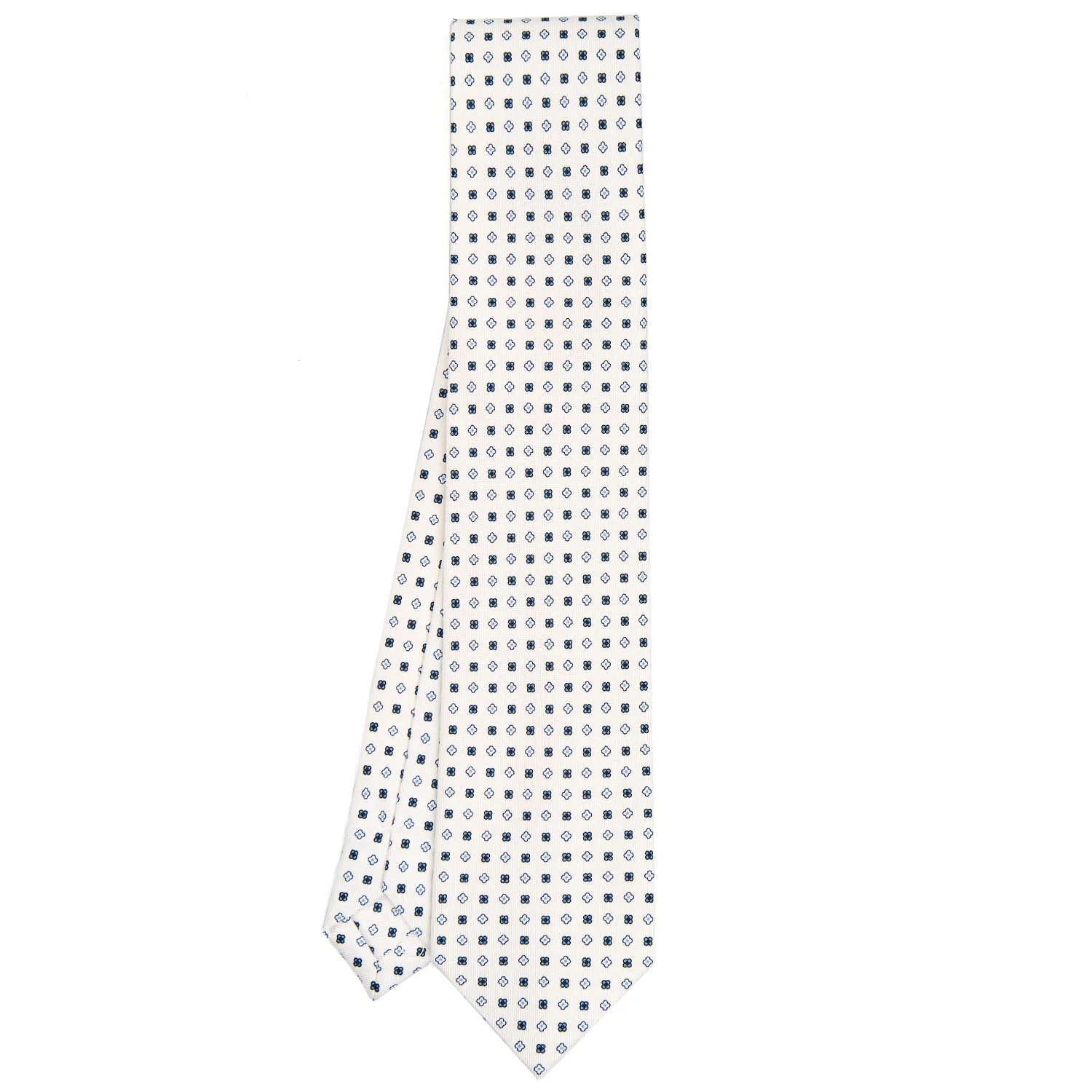 WHITE SARTORIAL CLASSIC SILK TIE - Image 2