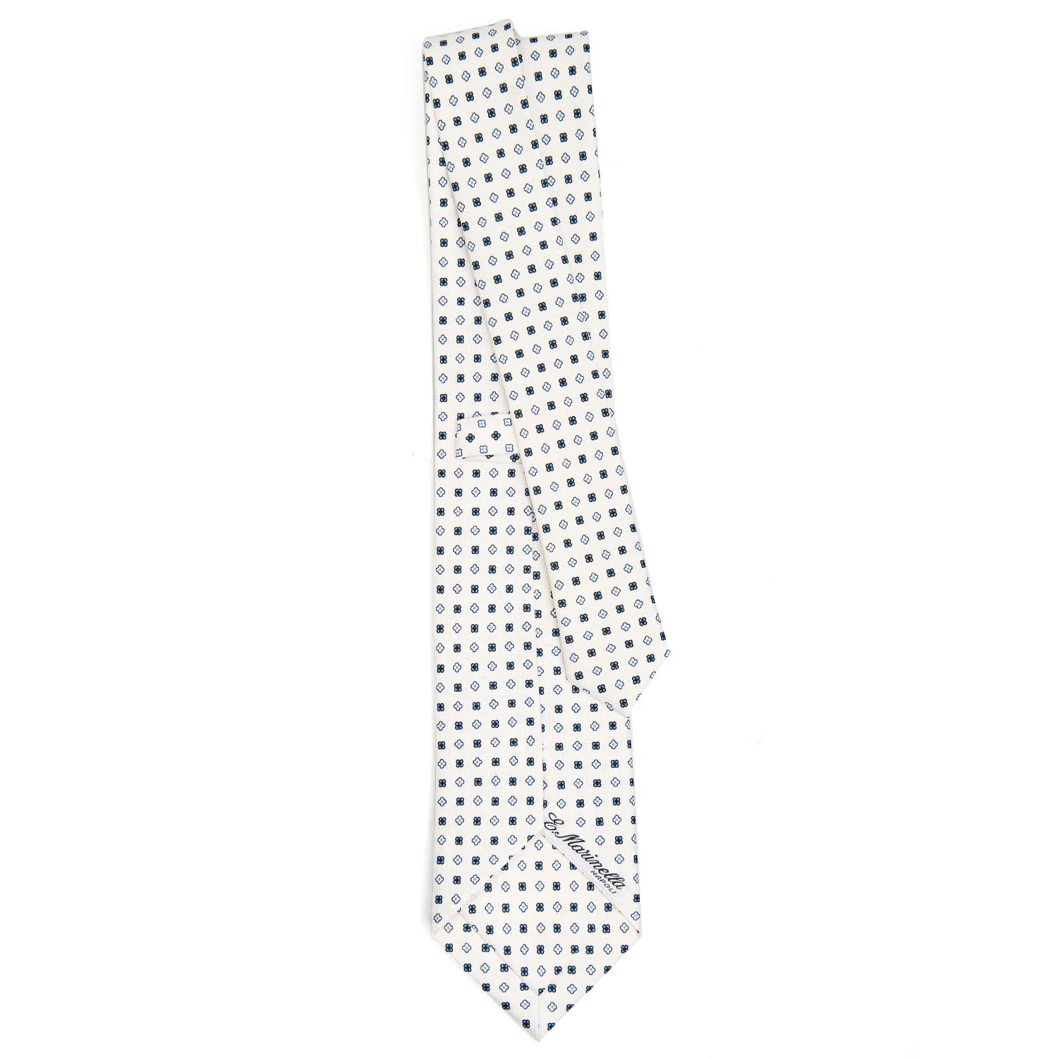 WHITE SARTORIAL CLASSIC SILK TIE - Image 3