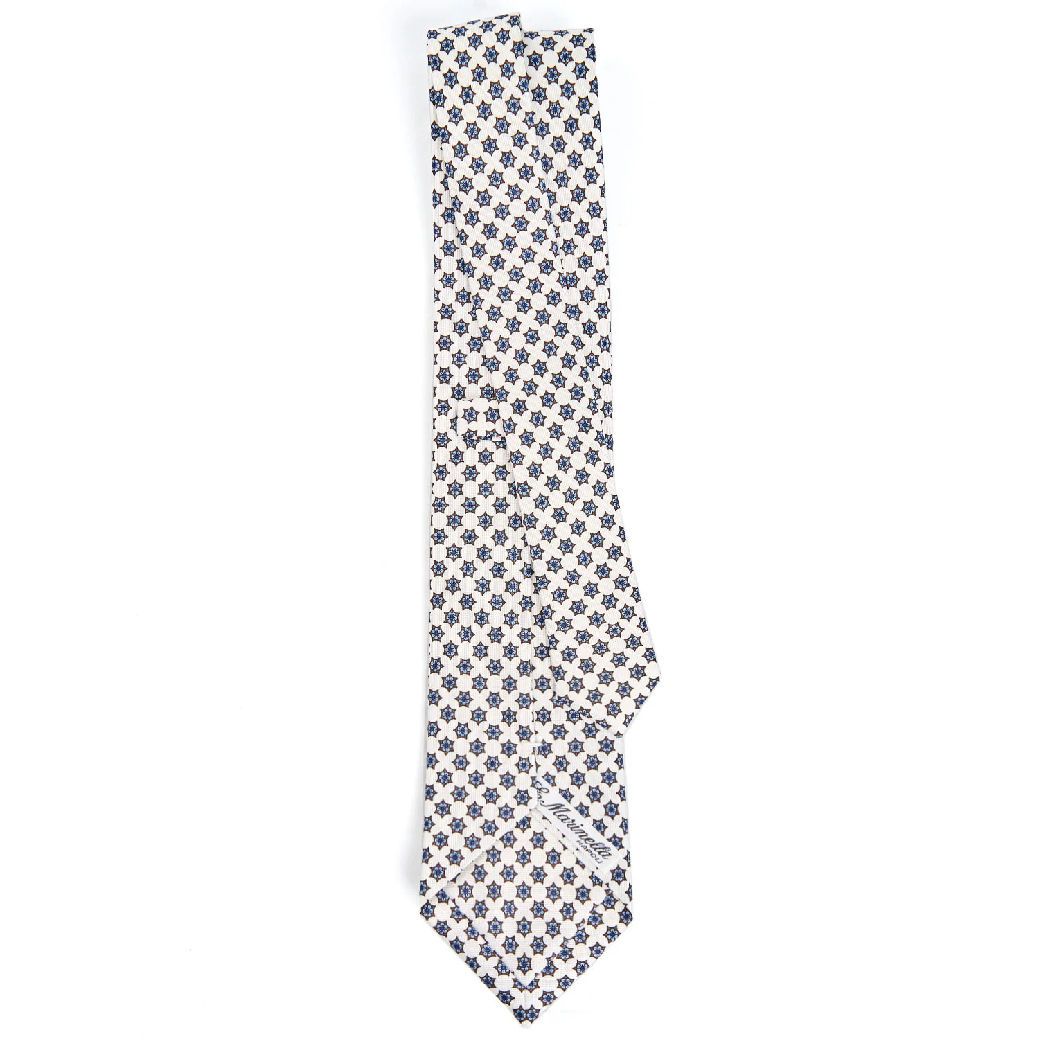 WHITE SARTORIAL CLASSIC SILK TIE - Image 3