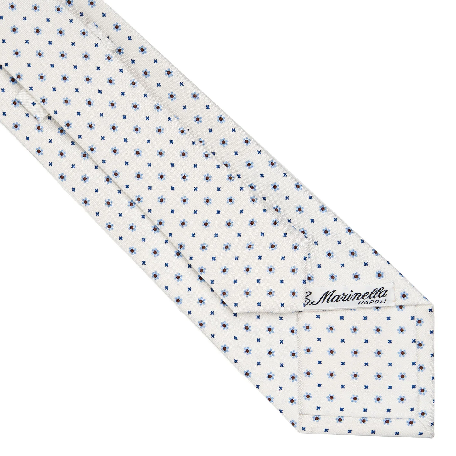 WHITE SARTORIAL CLASSIC SILK TIE - Image 4