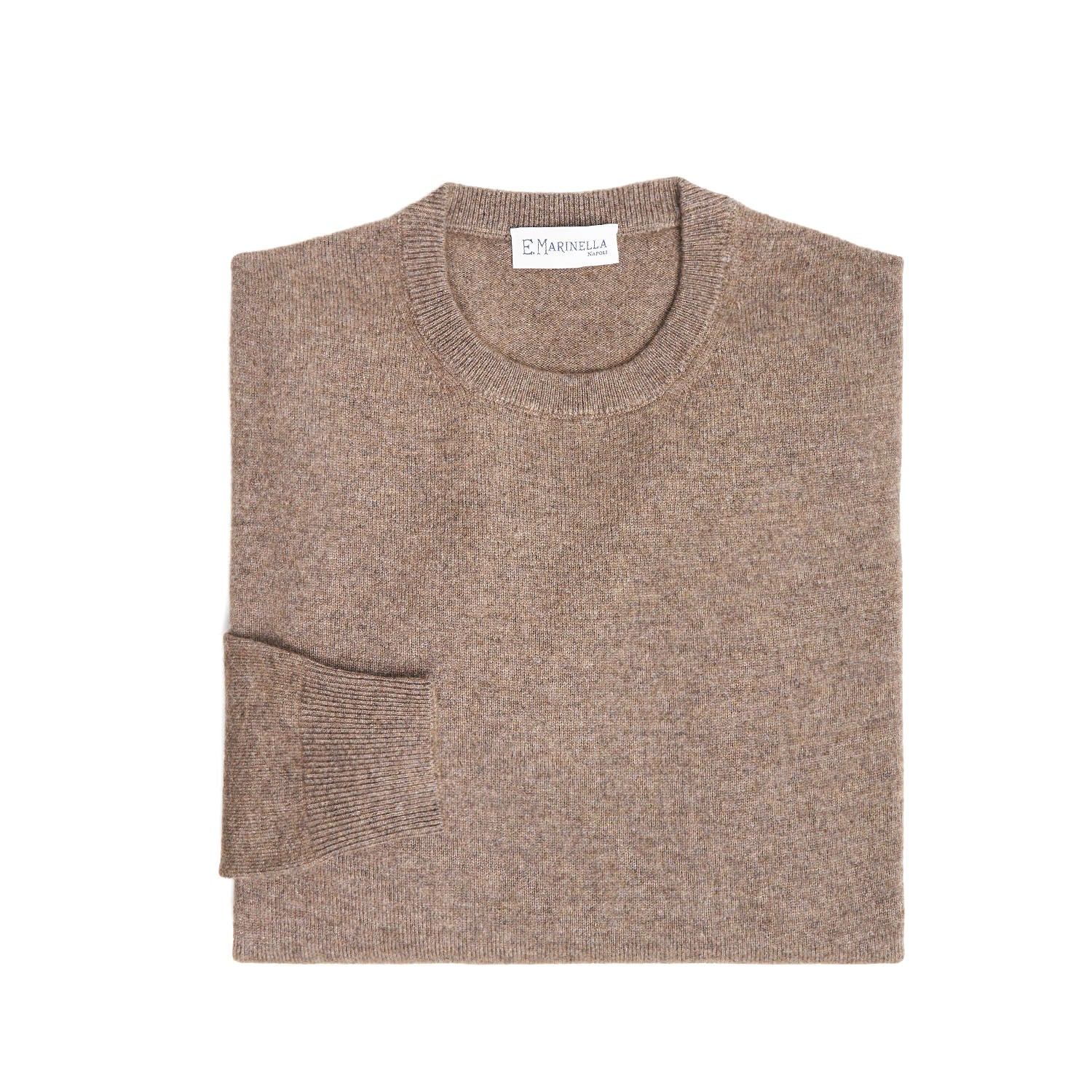 TAUPE COLOUR CREWNECK SWEATER - Image 3