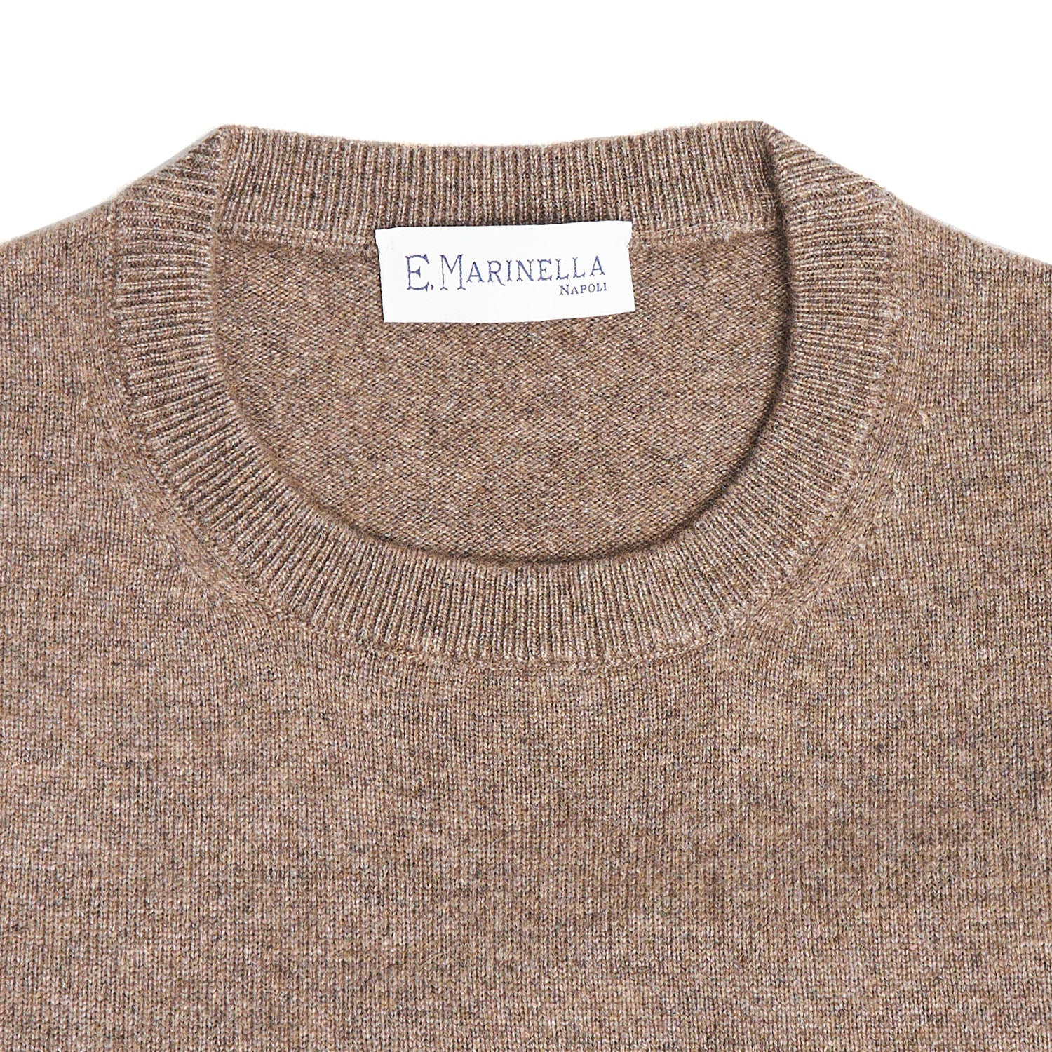 TAUPE COLOUR CREWNECK SWEATER - Image 4