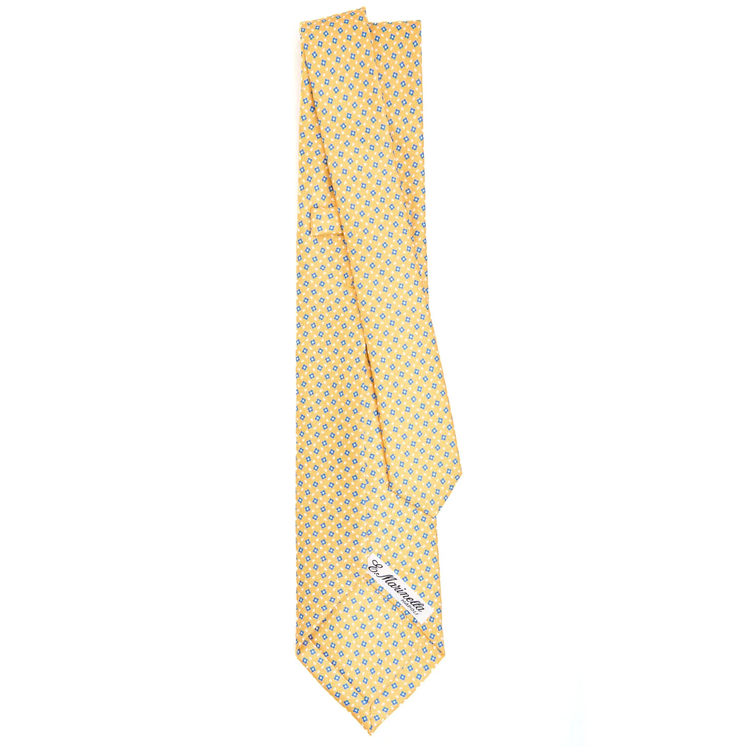 YELLOW 5 FOLD SARTORIAL SILK TIE - Image 3