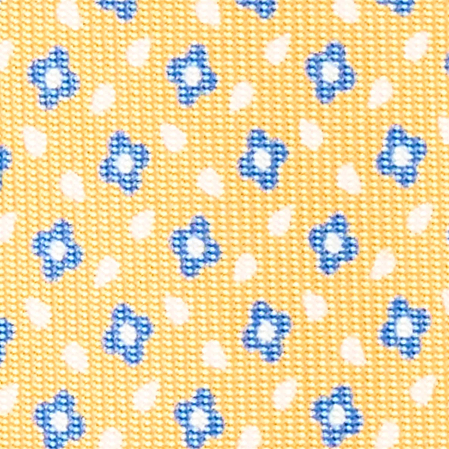 YELLOW 5 FOLD SARTORIAL SILK TIE - Image 4