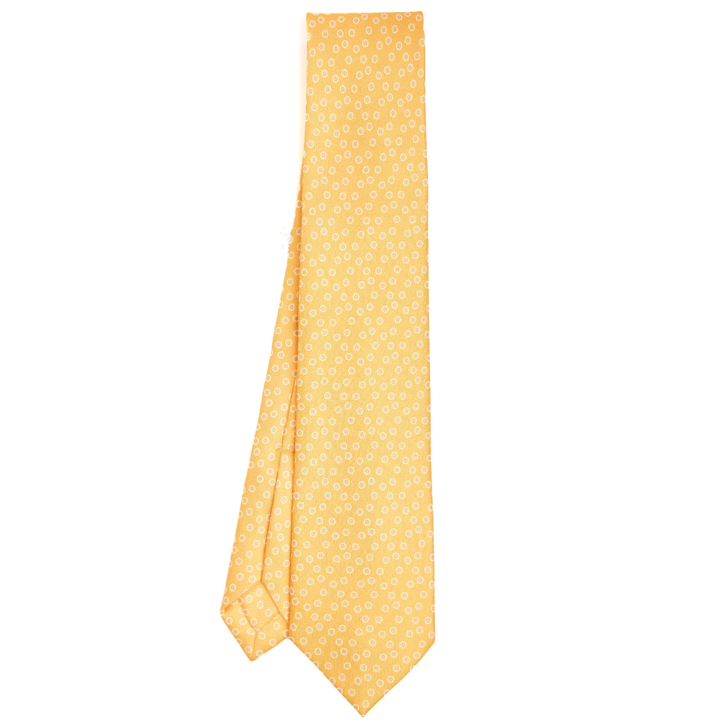 YELLOW 5 FOLD SARTORIAL SILK TIE - Image 2