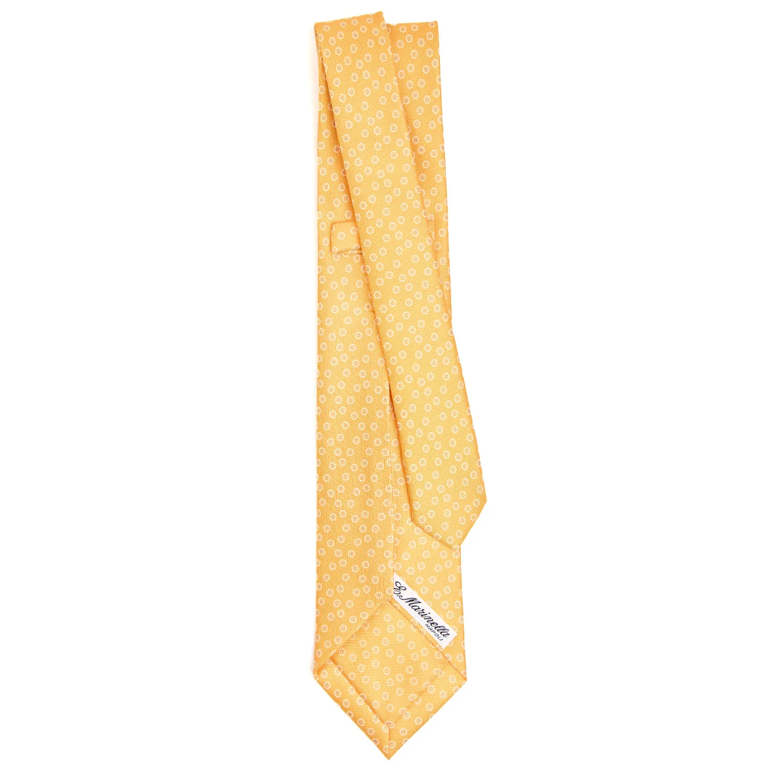 YELLOW 5 FOLD SARTORIAL SILK TIE - Image 3