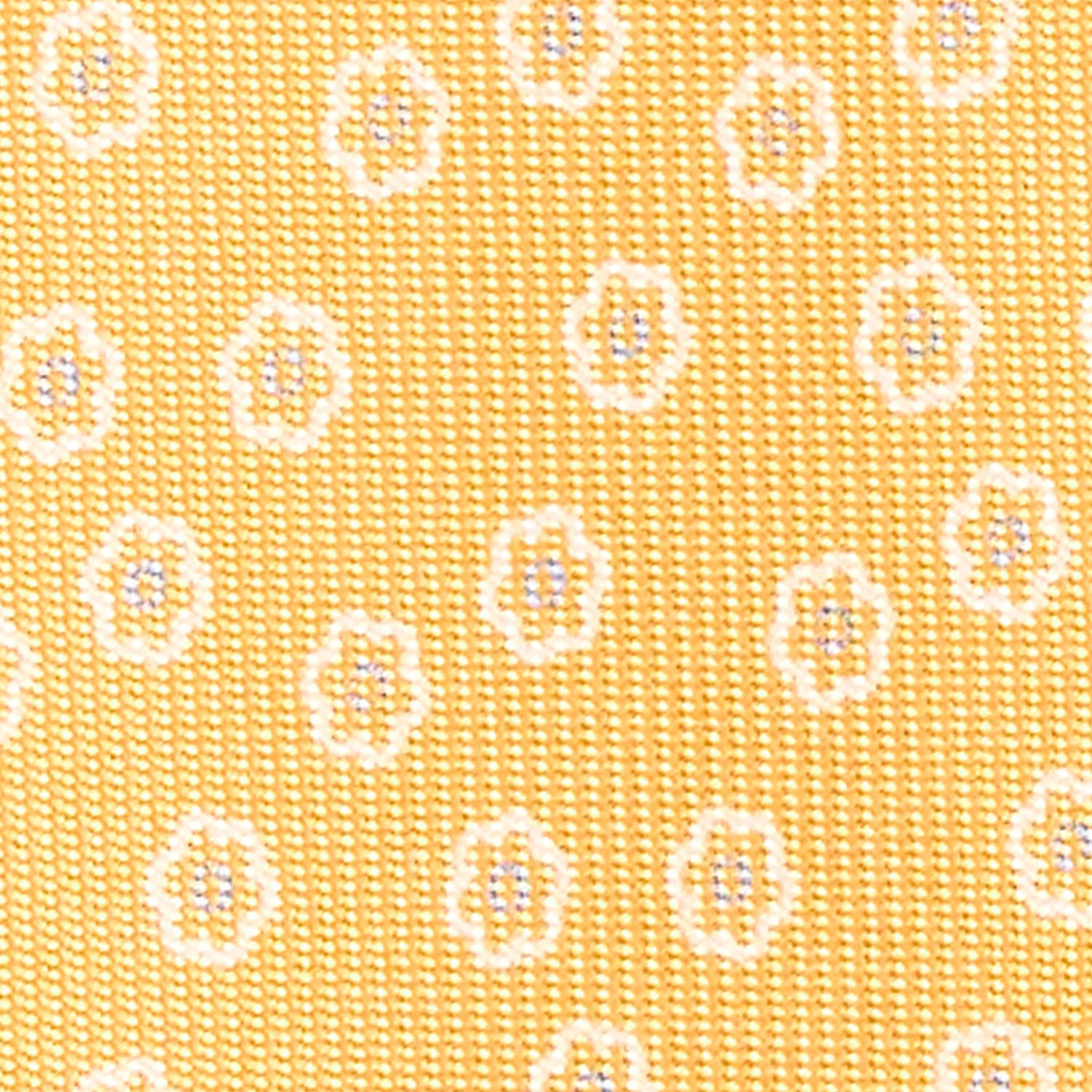 YELLOW 5 FOLD SARTORIAL SILK TIE - Image 4