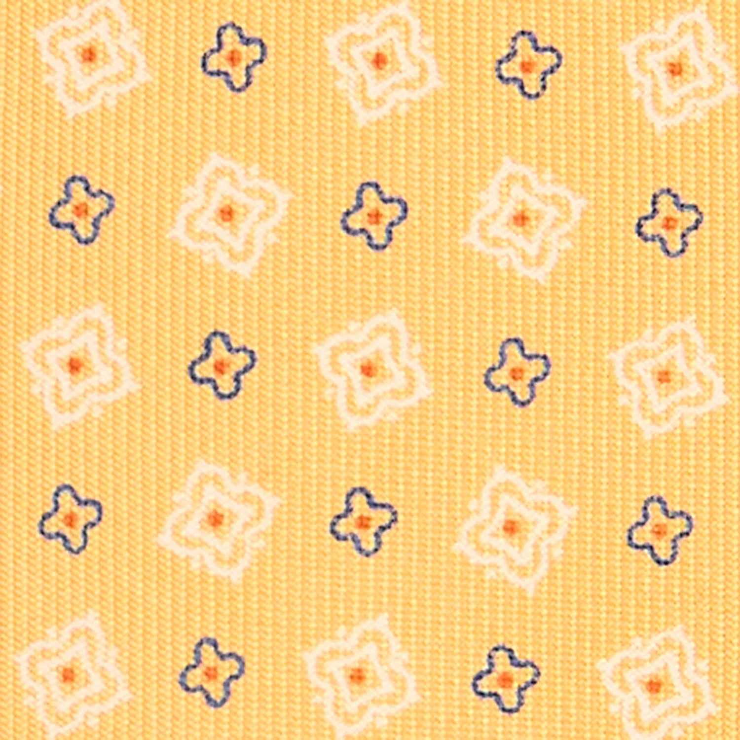 YELLOW 9 FOLD SARTORIAL SILK TIE - Image 4