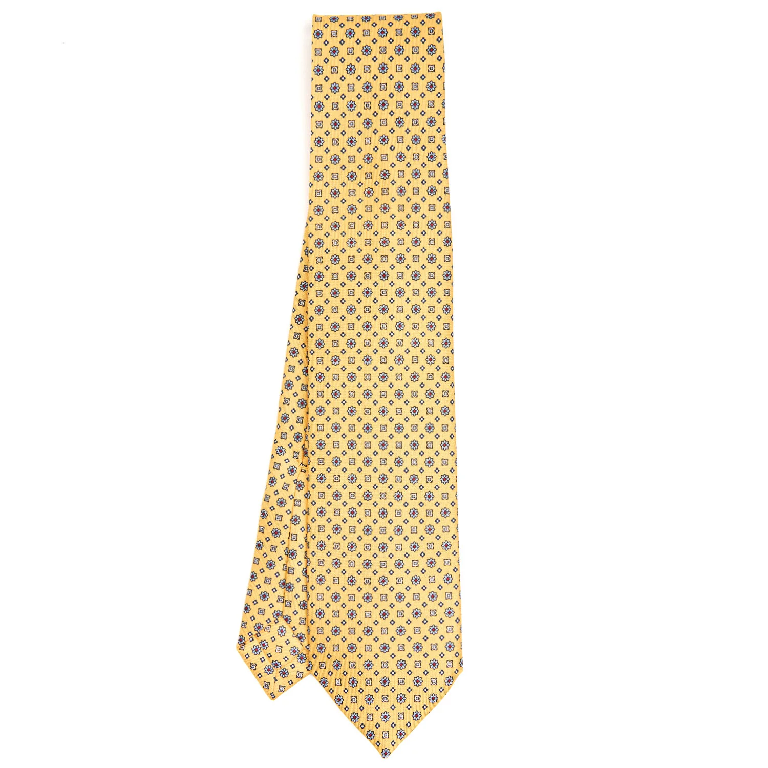 YELLOW 9 FOLD SARTORIAL SILK TIE - Image 2